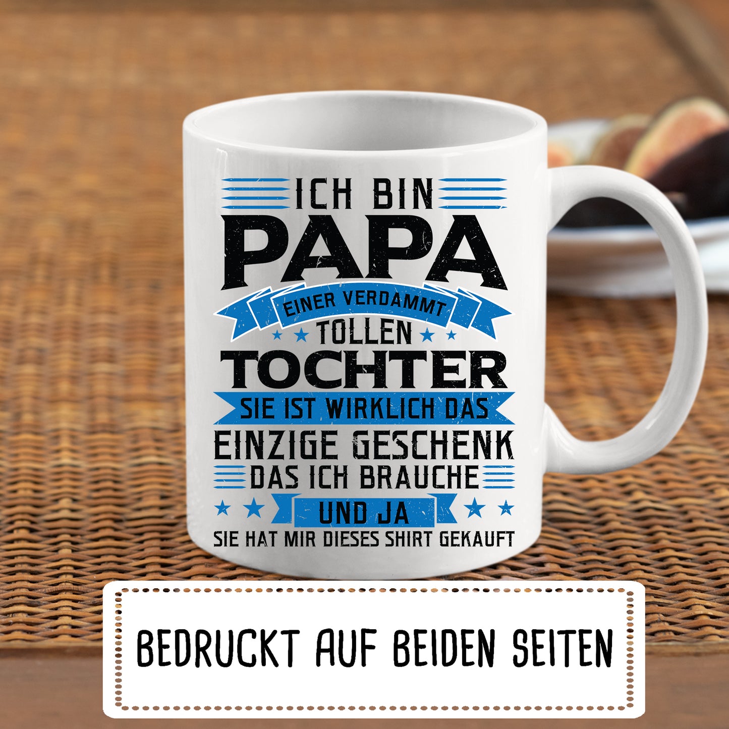 Papa Tasse | ich bin Papa eines verdammt tollen Tochter sie ist wirklich einzige Geschenk |