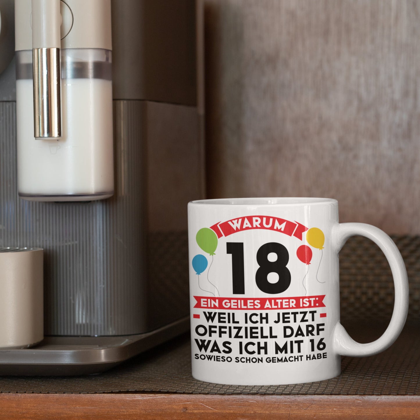 18 jahre Tasse | warum 18 ein geiles alter ist | 18.Geburtstag Junge Mädchen