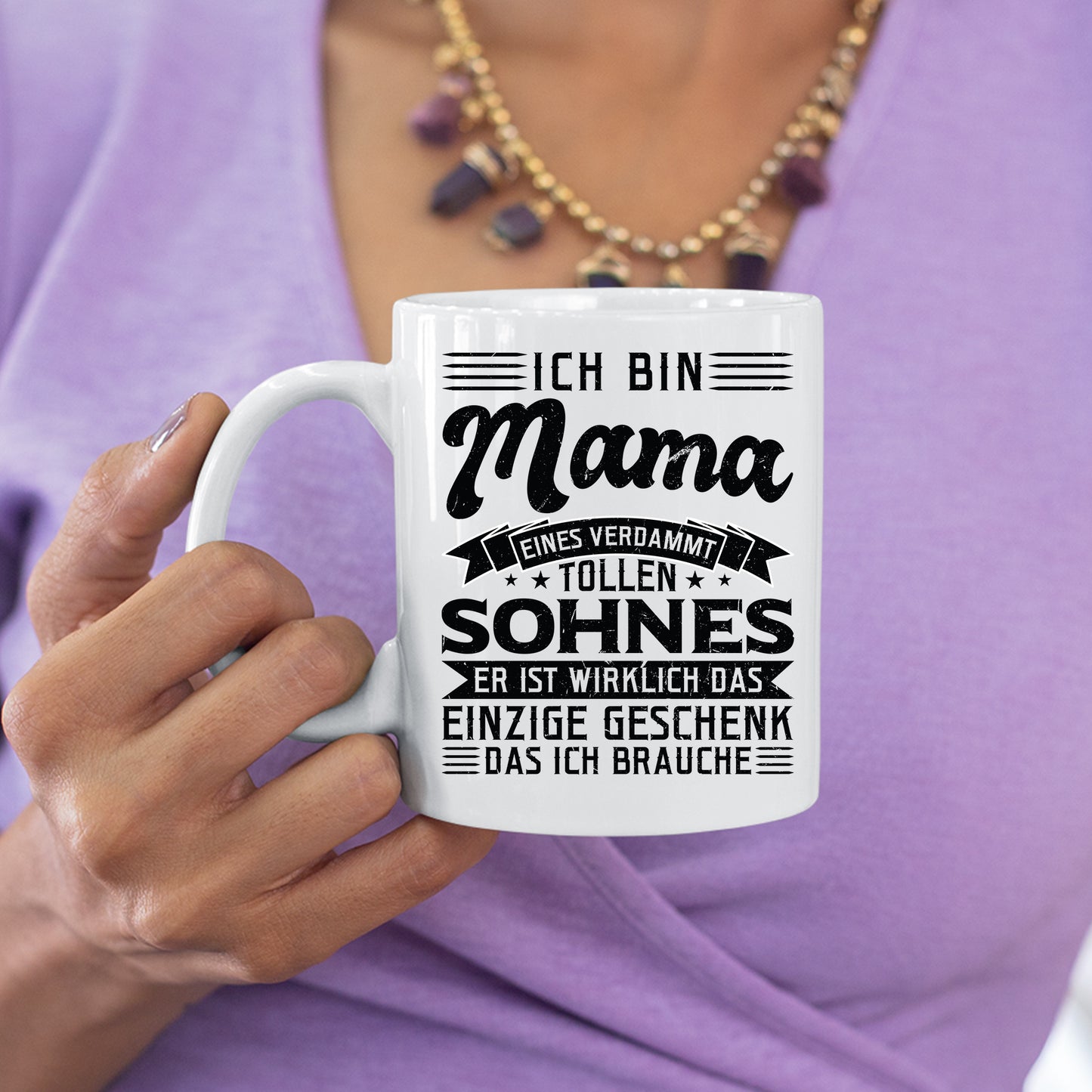Mama Tasse | ich bin Mama eines verdammt tollen Sohnes |