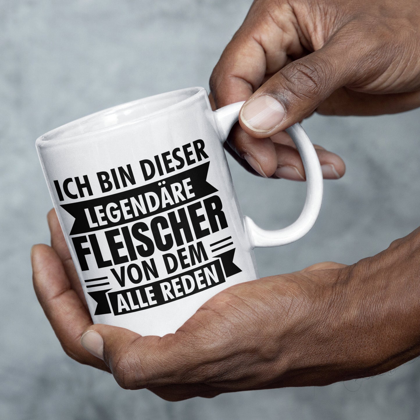 Fleischer Tasse | ich bin dieser legendärer Fleischer Metzger