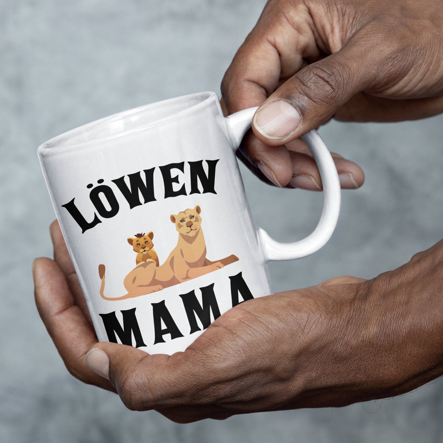Löwen Mama Tasse Mama Geschenk Mutter Tasse Löwen Mama