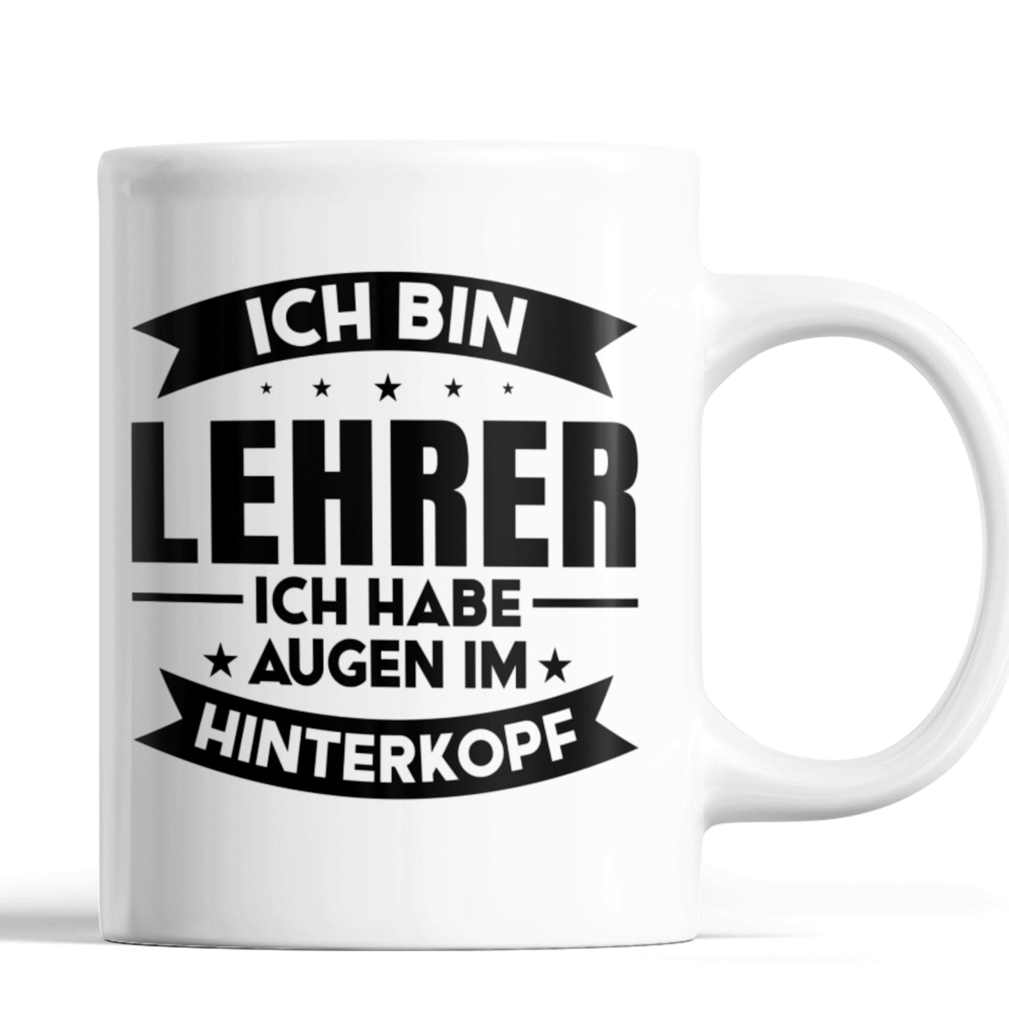 Lehrer Tasse | ich bin Lehrer ich habe Augen im Hinterkopf