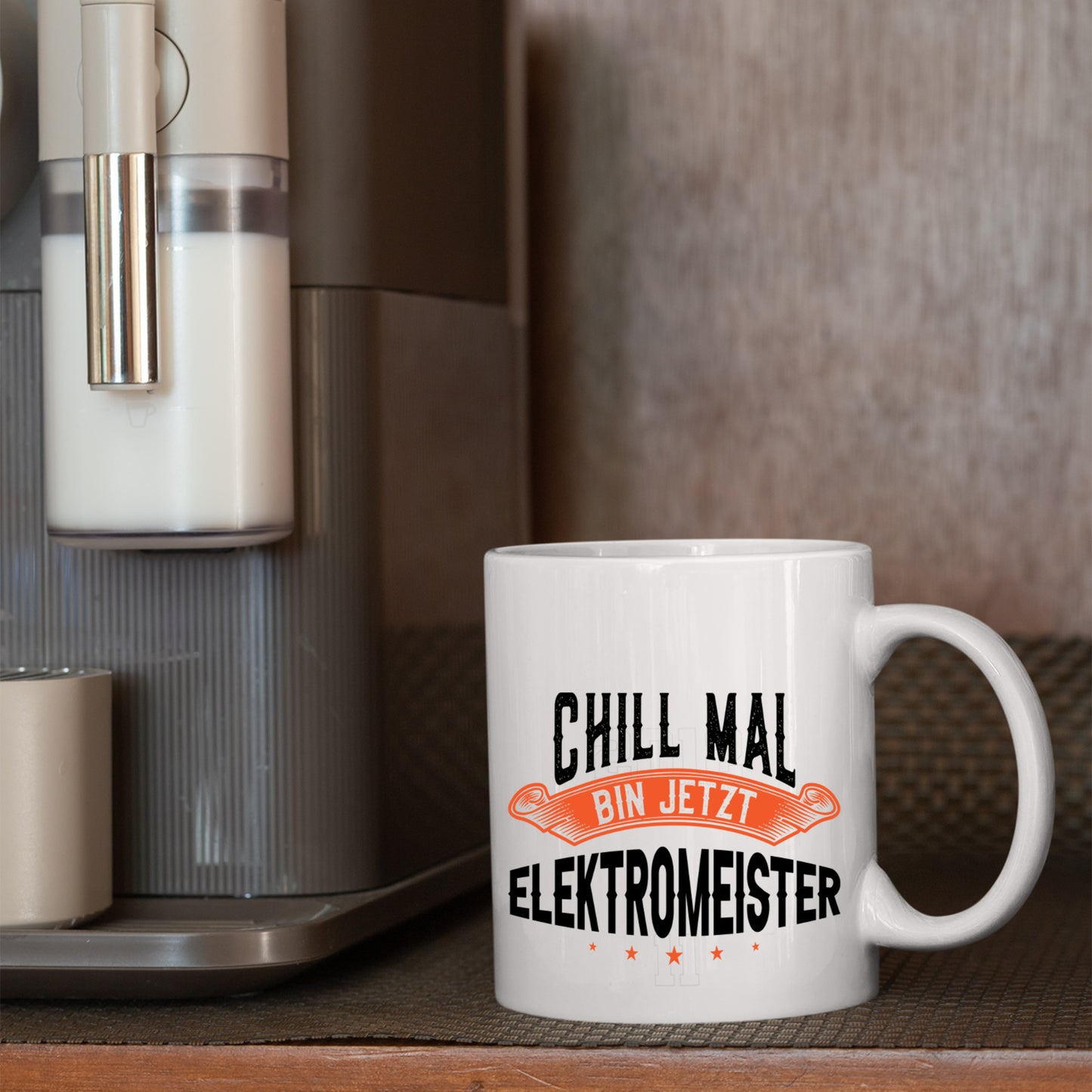 Elektriker Tasse | chill mall bin jetzt Elektromeister |