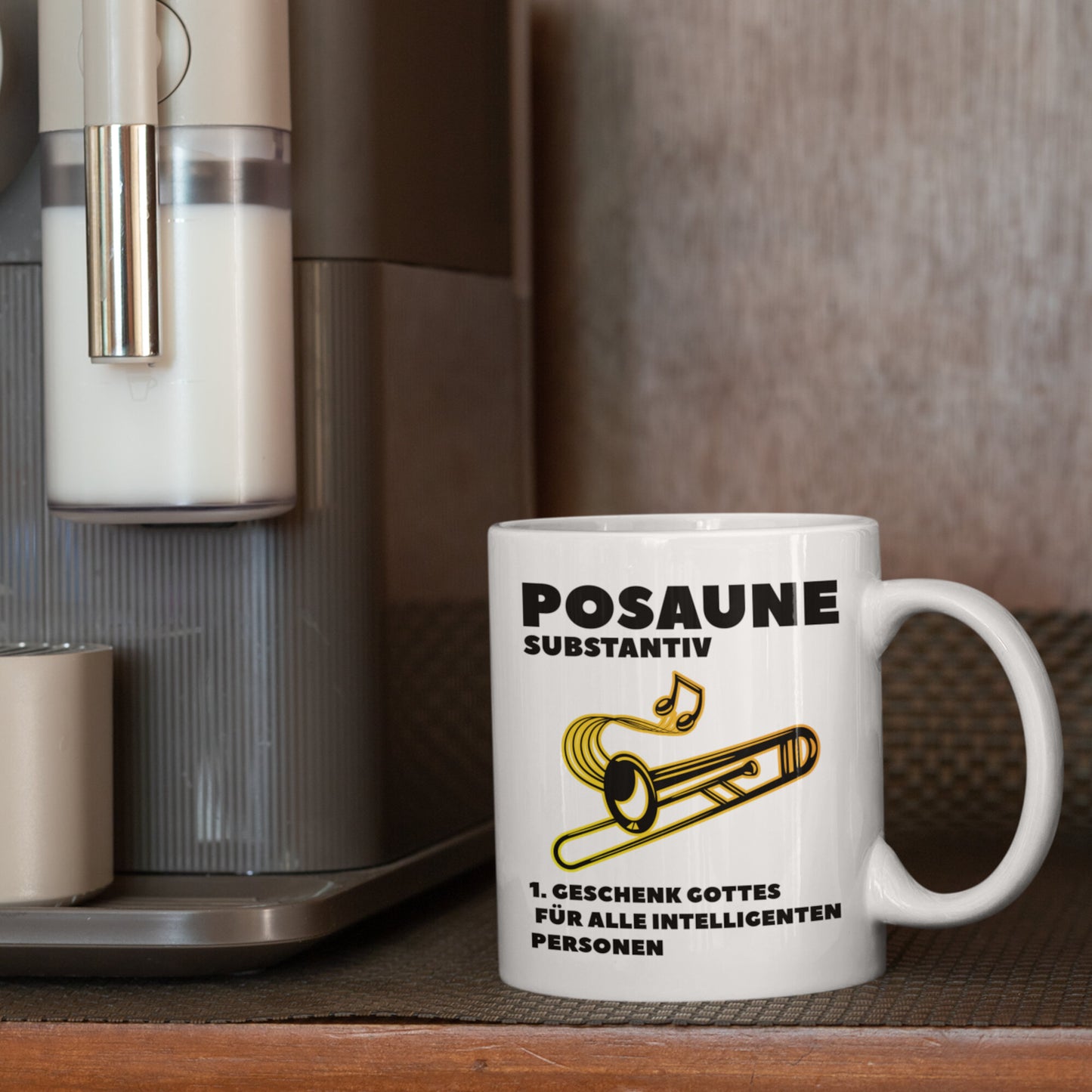 Posaune Tasse Posaune Geschenk Musik Tasse Posauner