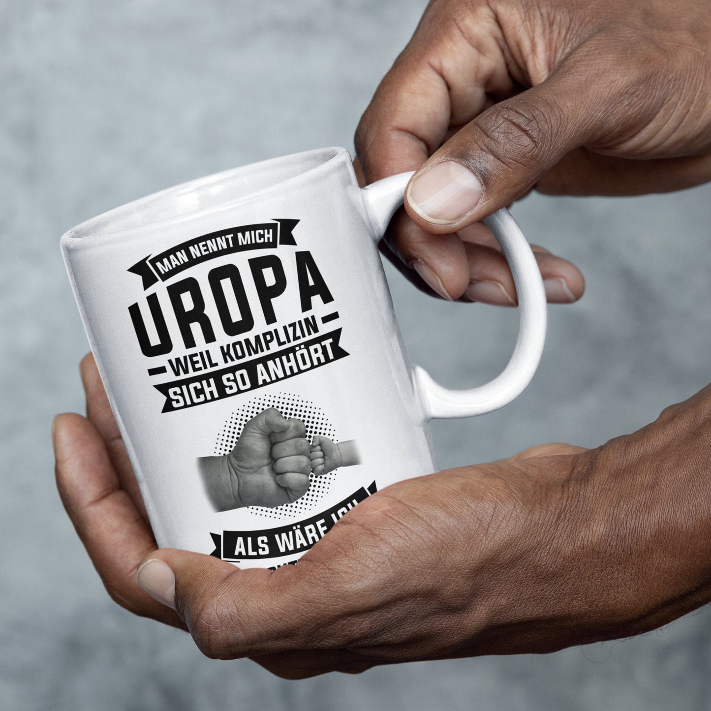 Uropa Tasse | man nennt mich Uropa | Uropa Geschenk