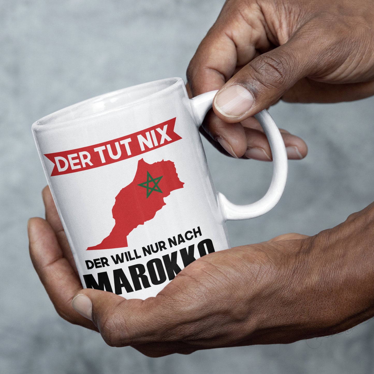Marokko Tasse Marokkanisches Geschenk der tut nix