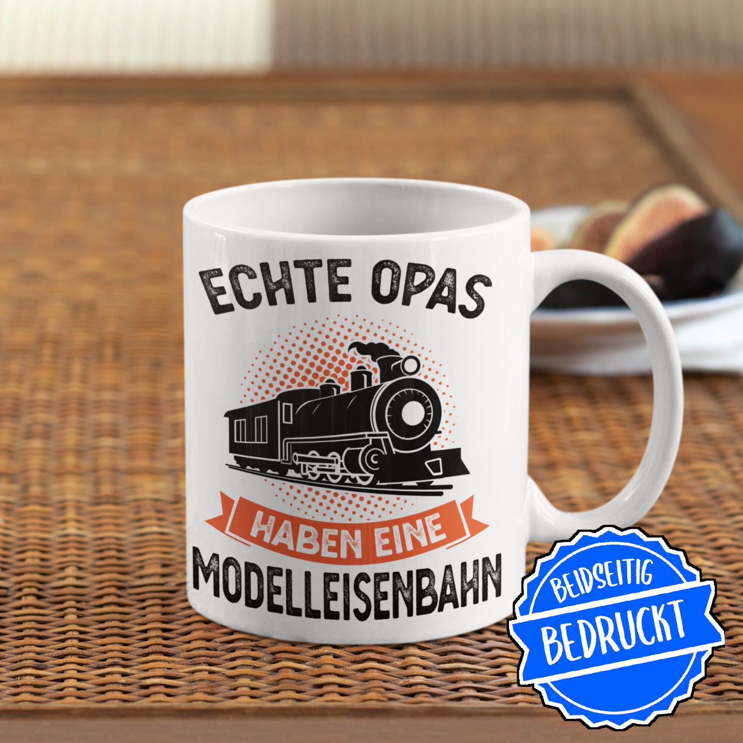 Eisenbahn Zug Tasse | echte Opas haben eine Modelleisenbahn