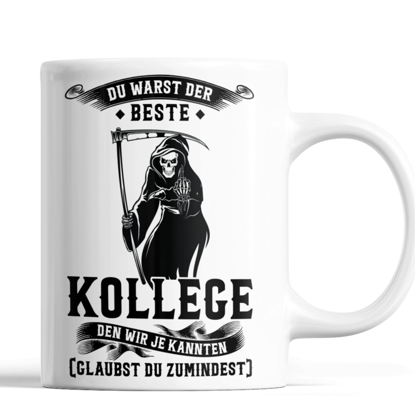 Kollegen Abschied Tasse| du warst der beste Kollege Jobwechsel Abschiedsgeschenk