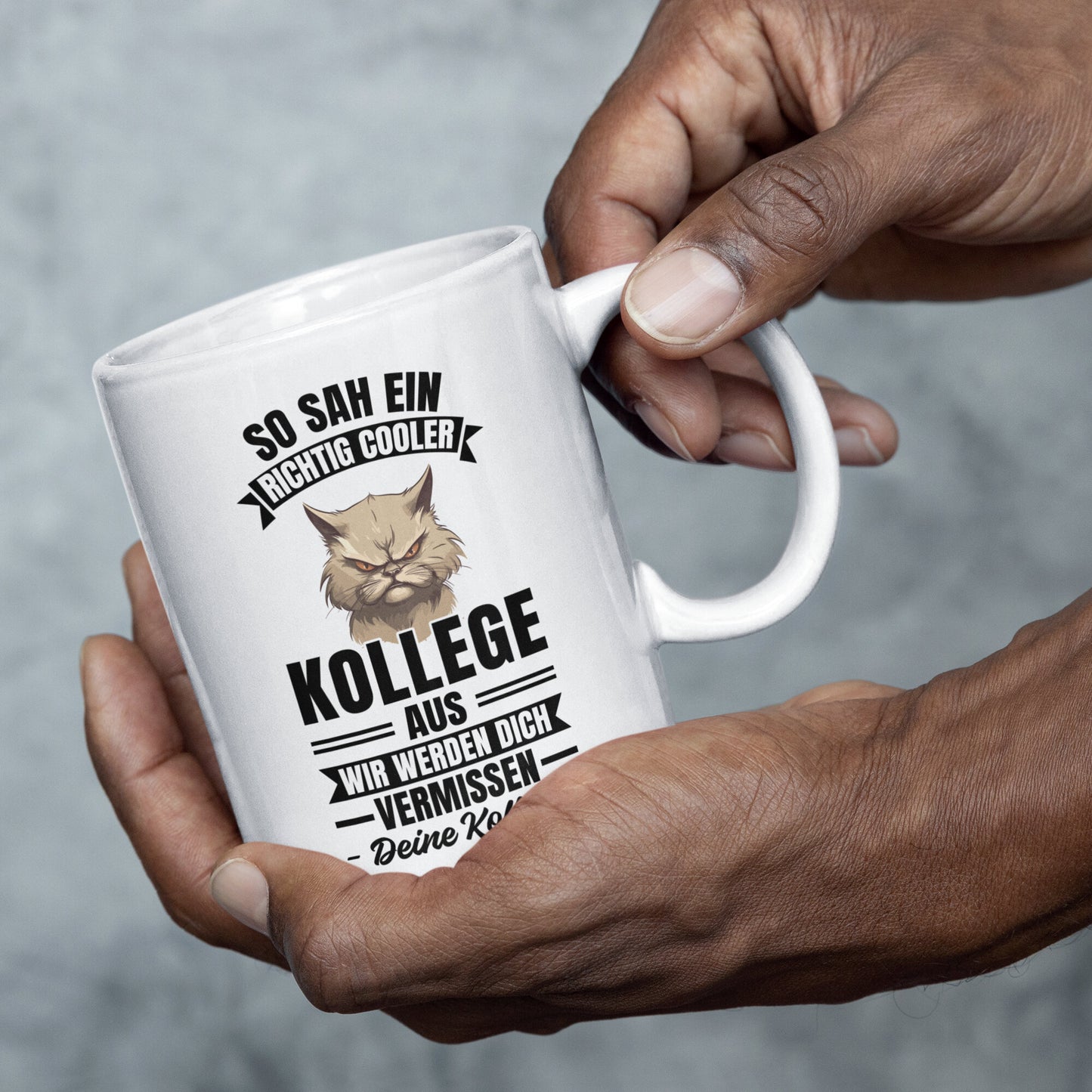Kollege Tasse | so sah ein richtig cooler Kollege Kollegenabschied Jobwechsel
