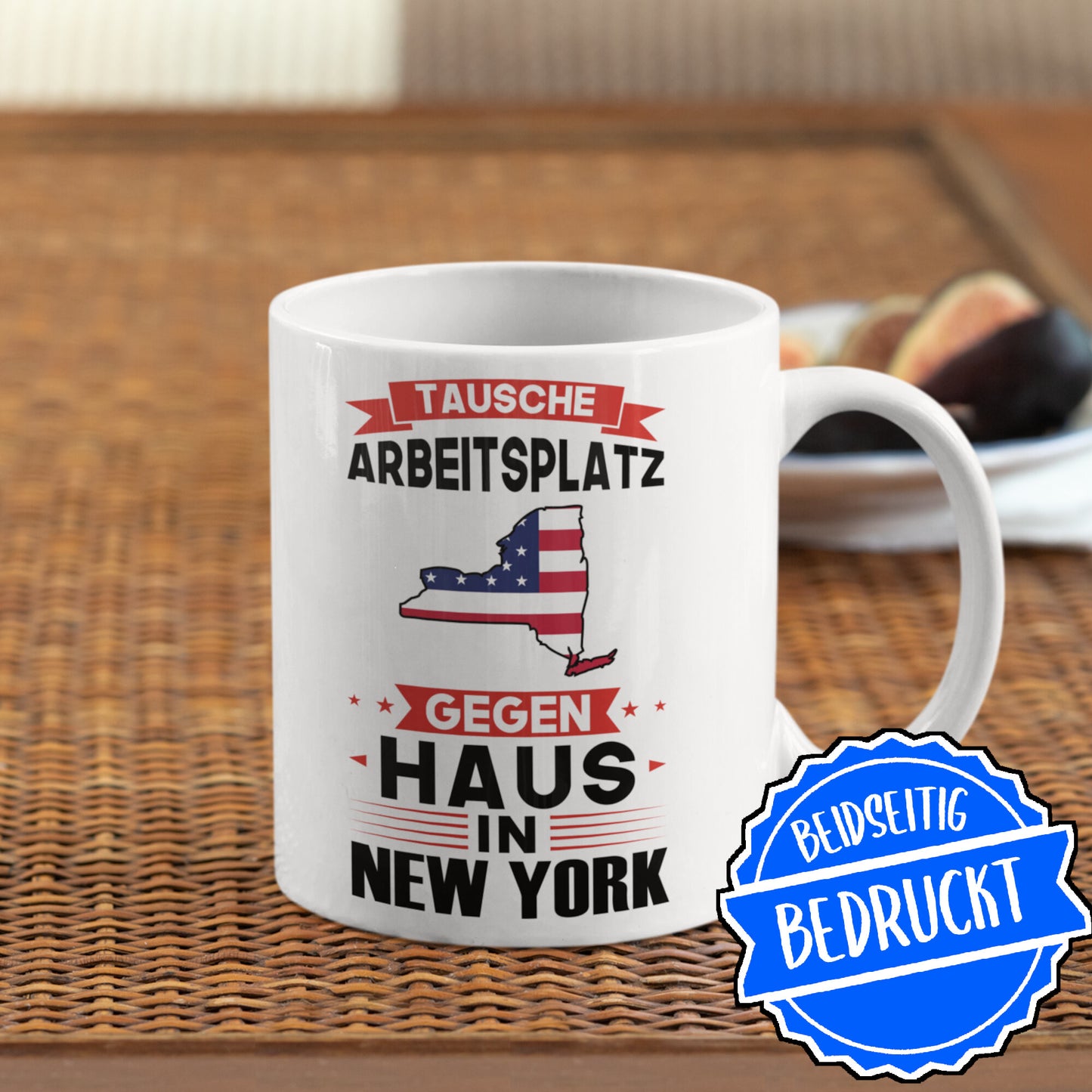New York Tasse | tausche Arbeitsplatz gegen Haus in New York | Amerikanisch