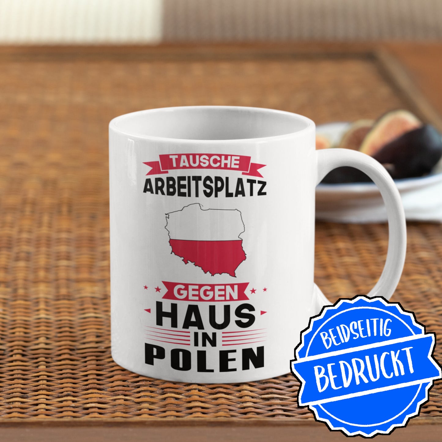 Polen Tasse | tausche Arbeitsplatz gegen Haus in Polen | Pole