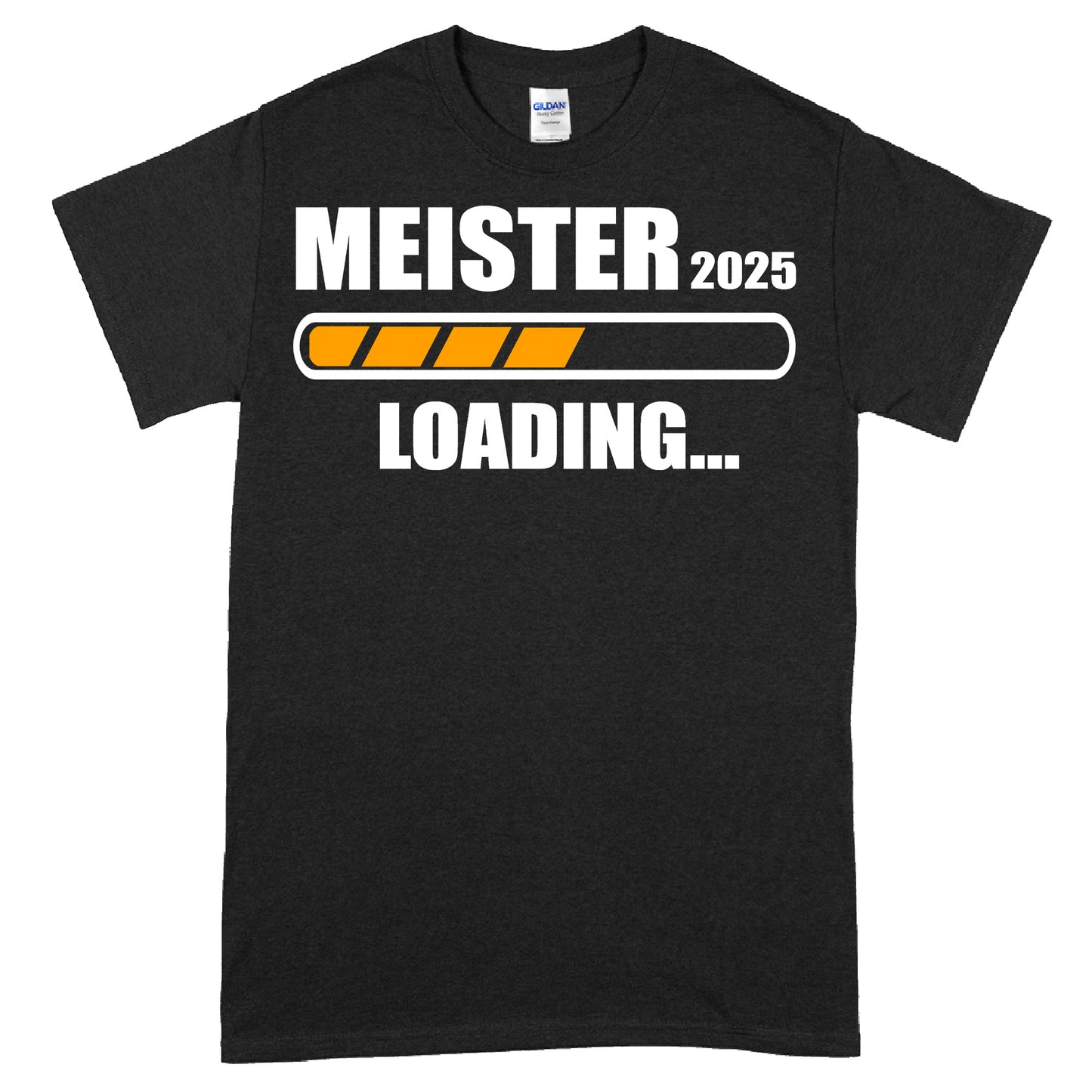 Meister Shirt mit der Aufschrift "2025 loading Meisterbrief"