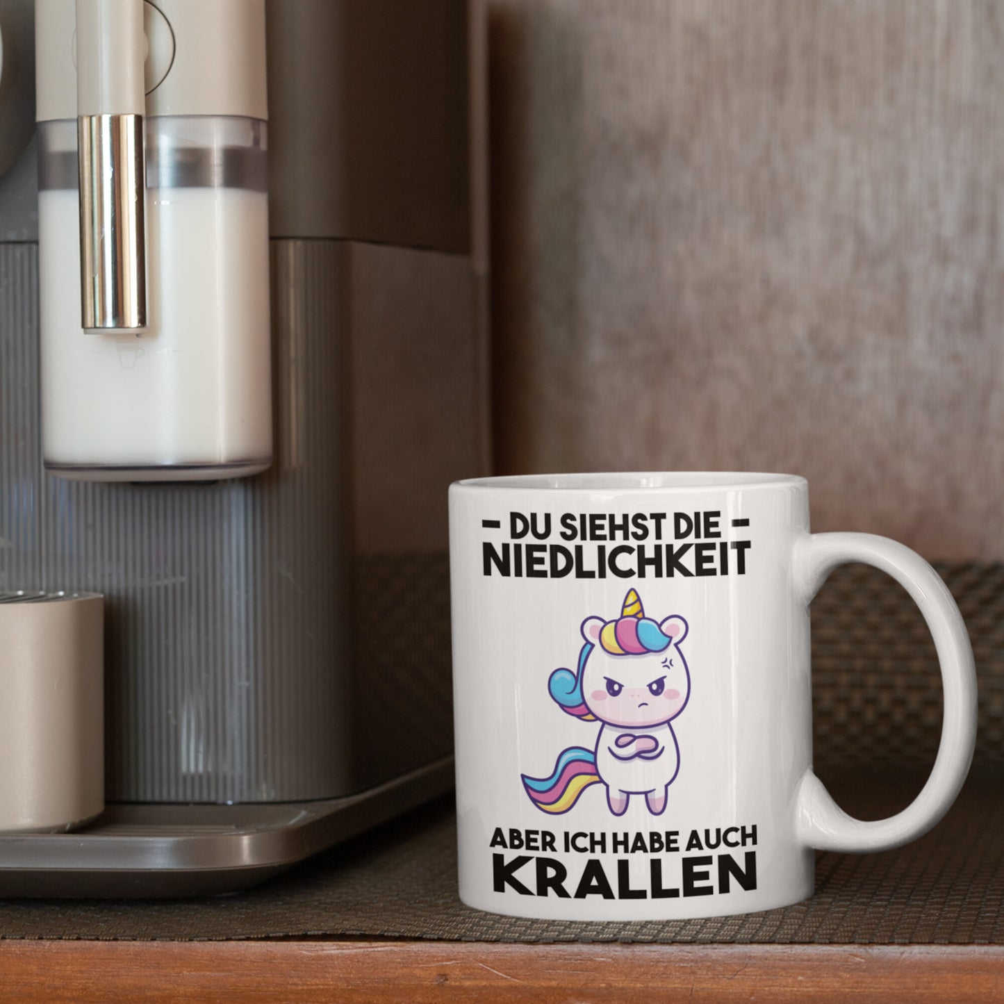 Einhorn Tasse Sarkasmus Geschenk Ironie Tasse