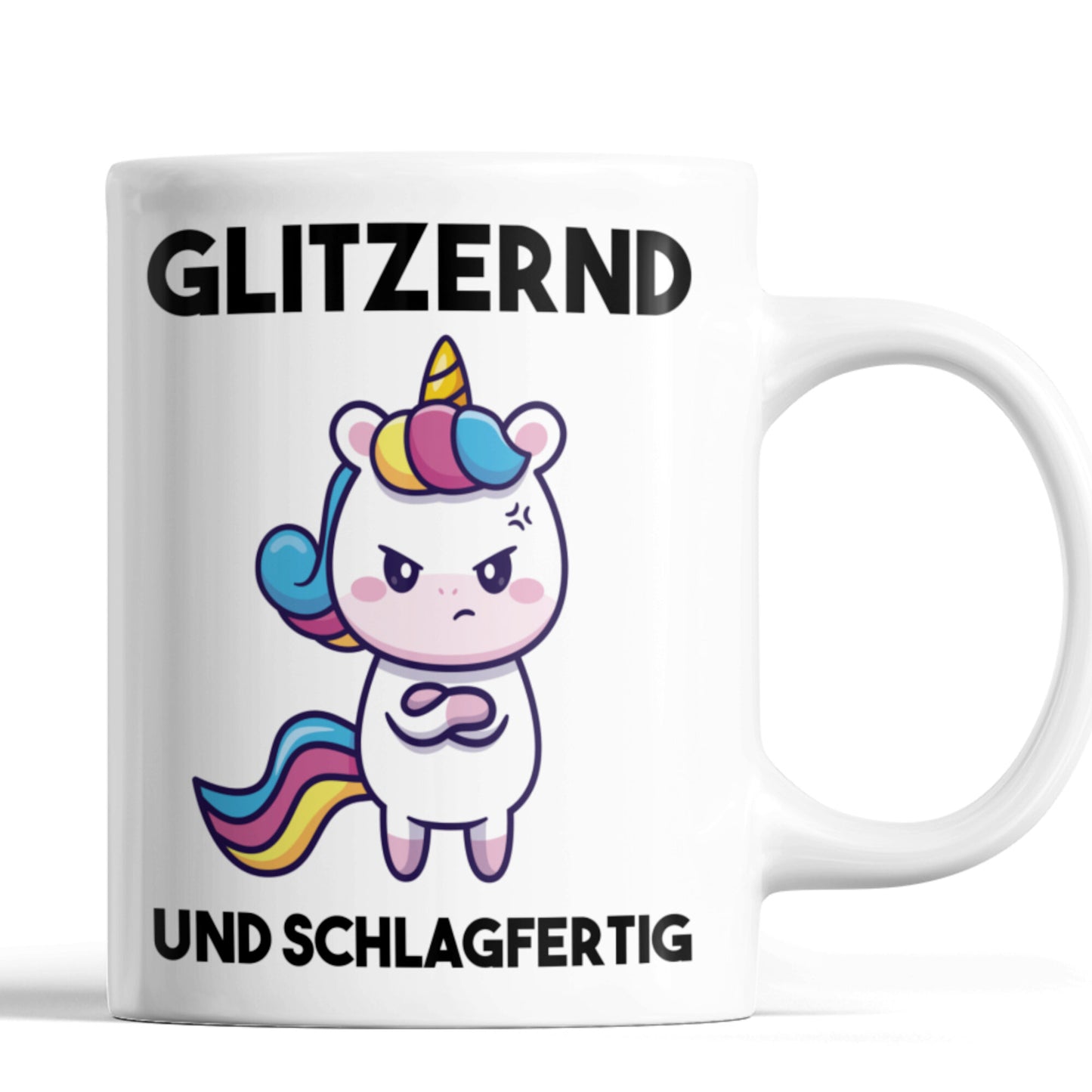 Einhorn Tasse Sarkasmus Geschenk Ironie Tasse