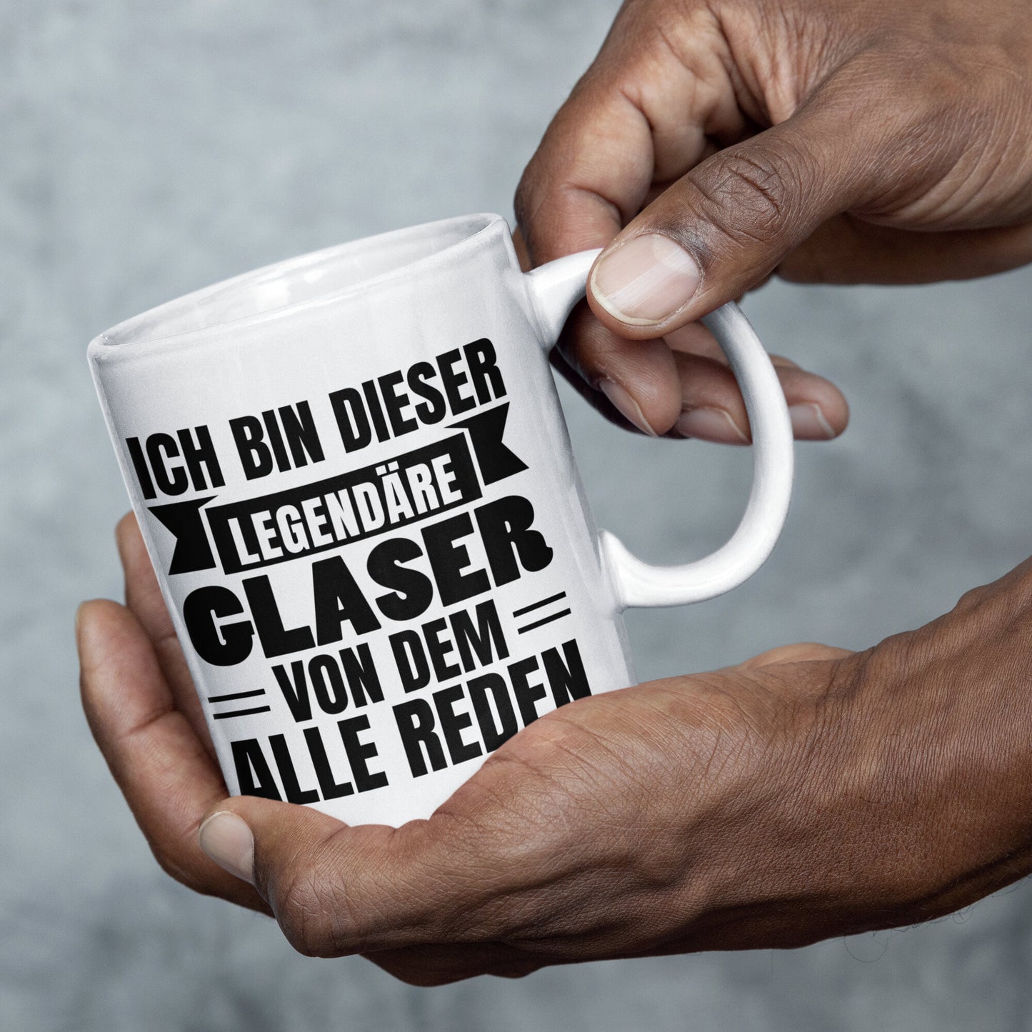 Glaser Tasse Glass Geschenk Männlichen Beruf Tasse Glaser