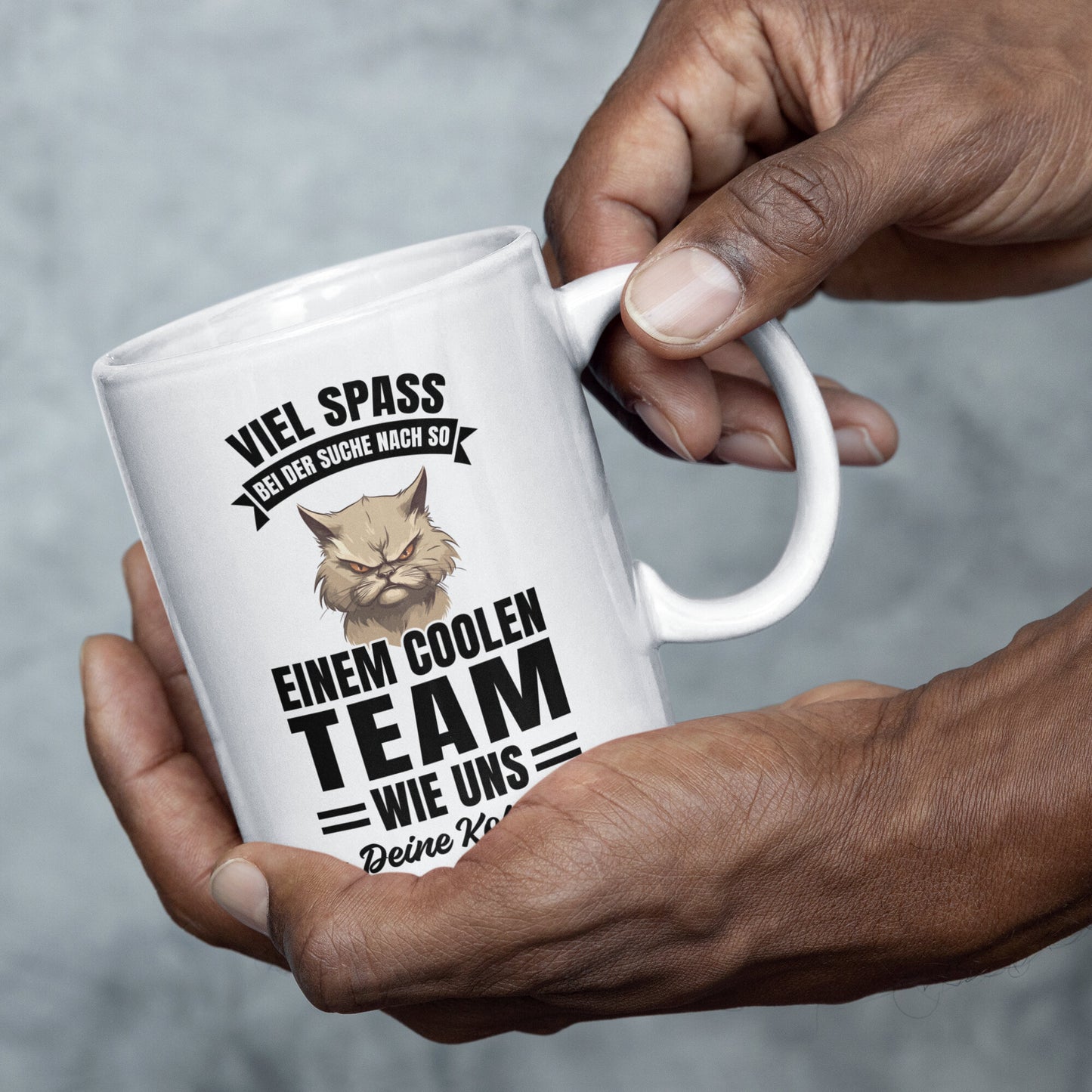 Kollege Katze Tasse | viel Spass bei der Suche einem coolen Team Kollegenabschied Jobwechsel