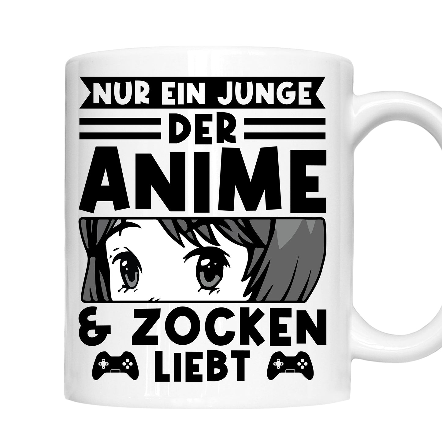 Anime Tasse | nur ein Junge das Anime & Zocken liebt |