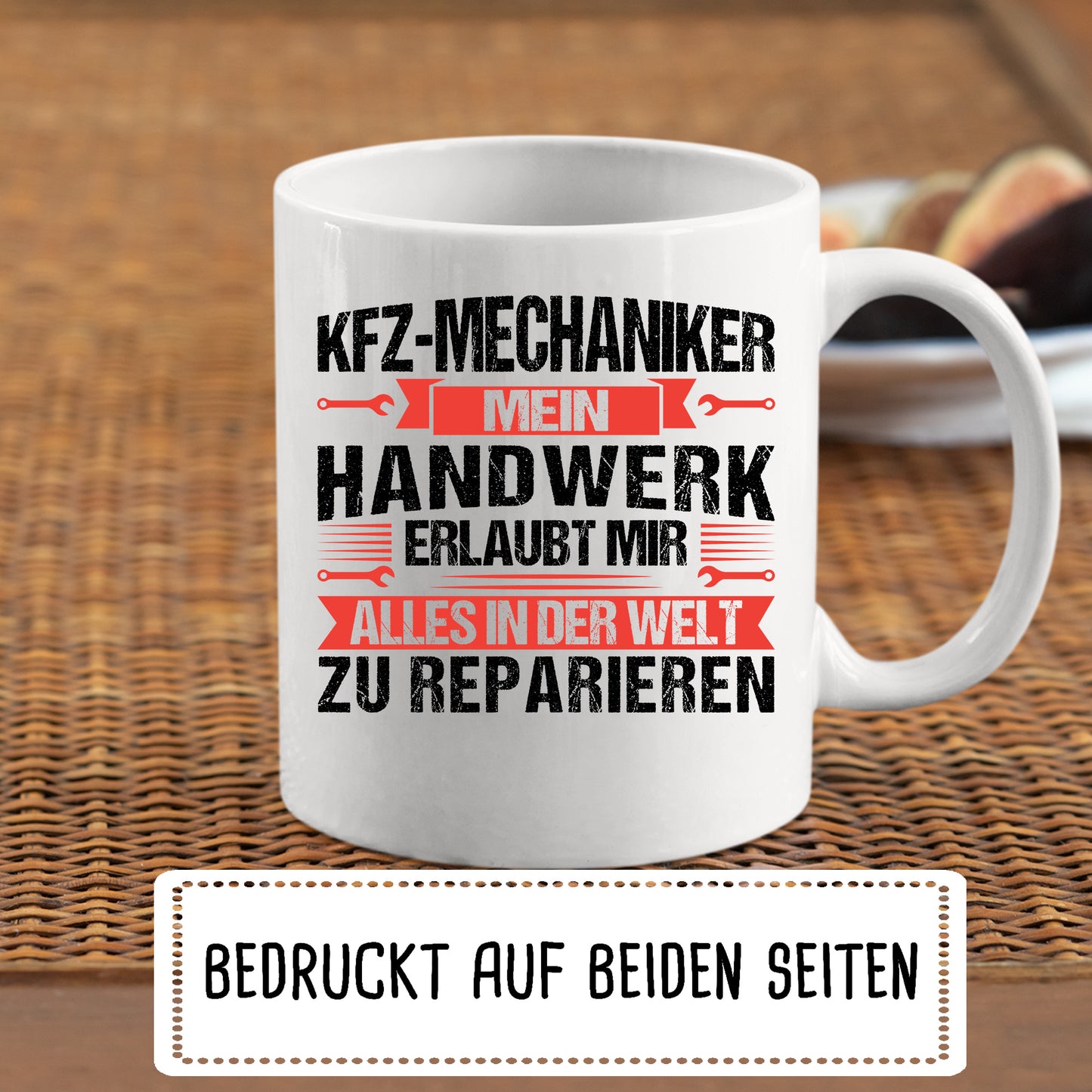 KFZ-Mechaniker Tasse | KFZ-Mechaniker mein Handwerk erlaubt mir |