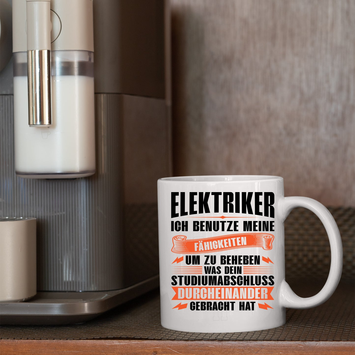 Elektriker Tasse | Elektriker ich benutze meine fähigkeiten um zu beheben |