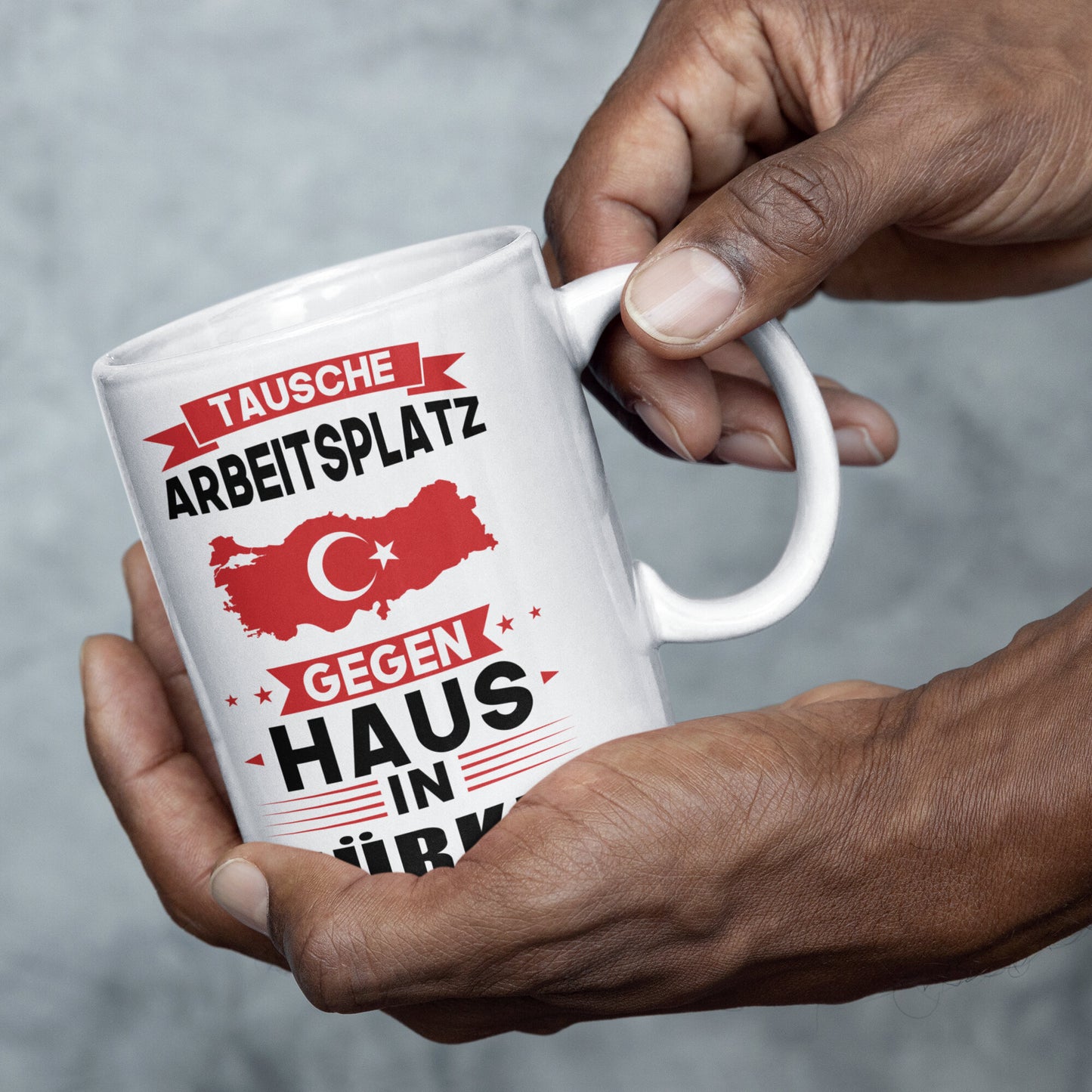 Türkei Tasse | tausche Arbeitsplatz gegen Haus in Türkei | türkisch