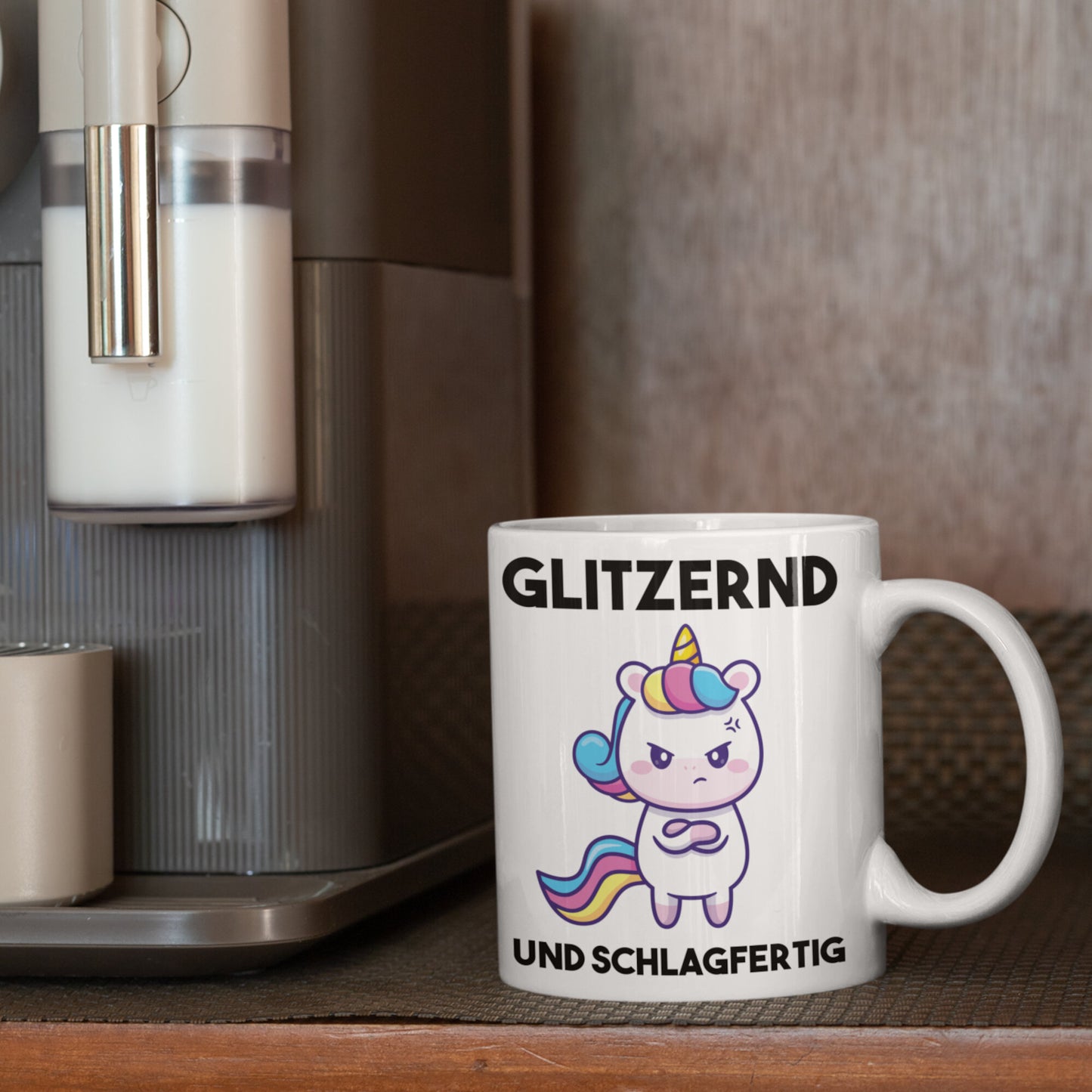 Einhorn Tasse Sarkasmus Geschenk Ironie Tasse