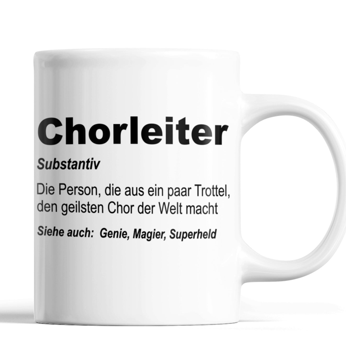 Chorleiter Tasse Dirigent Geschenk Chorleiter Tasse Chor