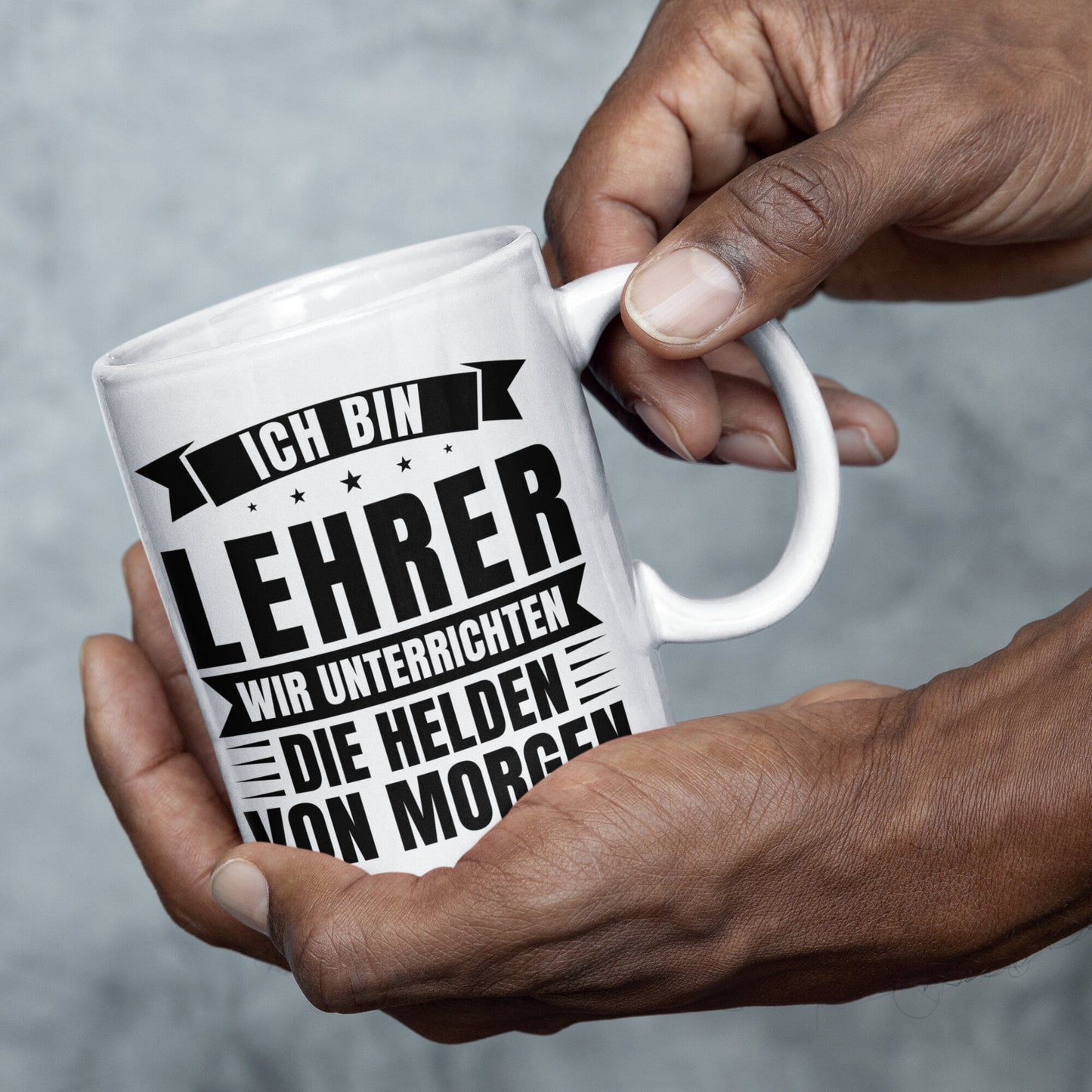 Lehrer Tasse |ich bin Lehrer wir unterrichten die Helden von Morgen