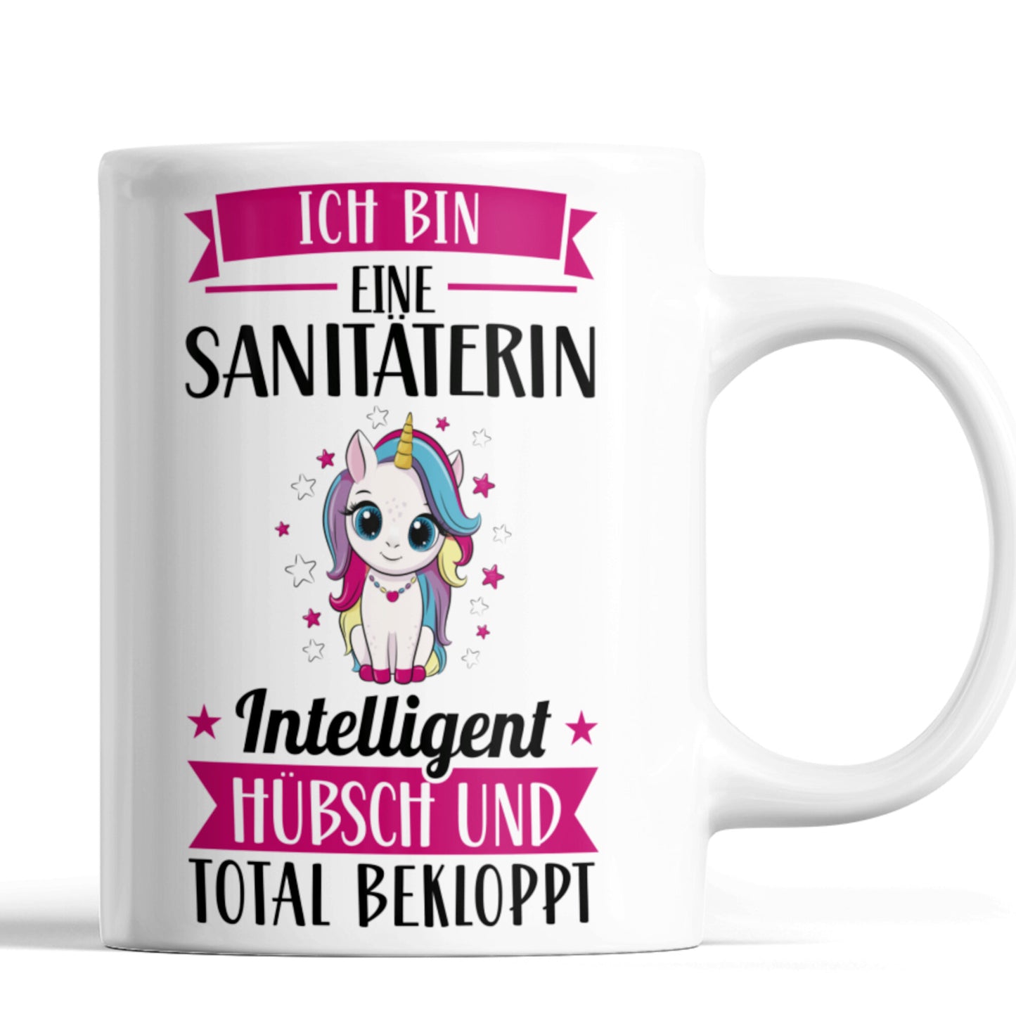 Sanitäterin Tasse | ich bin eine Sanitäterin intelligent hübsch