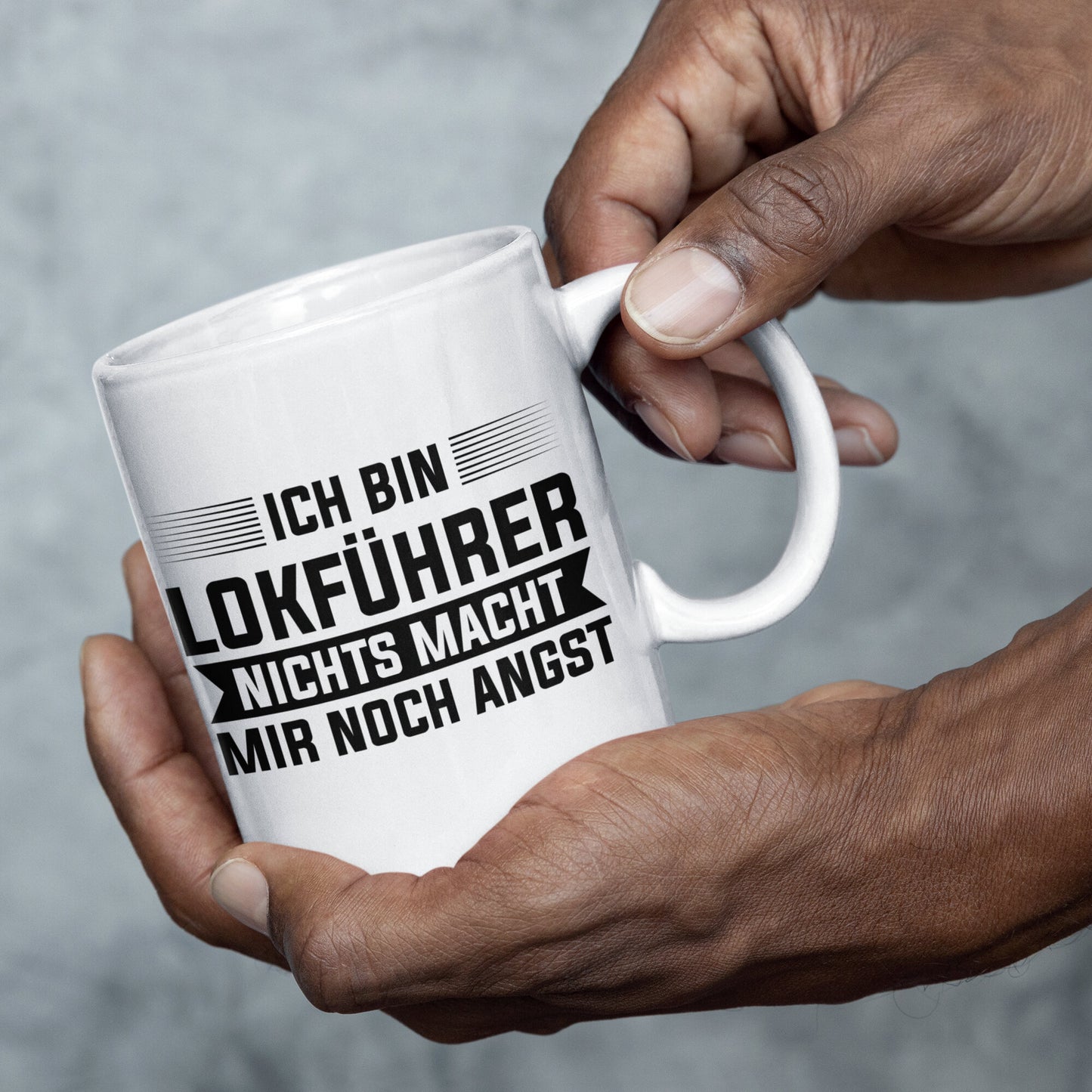 Eisenbahn Tasse | ich bin Lokführer nichts macht mir Angst
