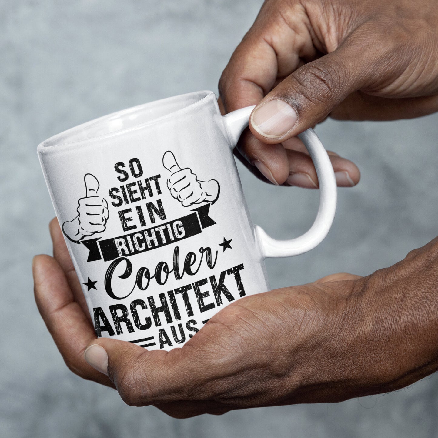 Architekt Tasse | so sieht ein richtig cooler Architekt aus