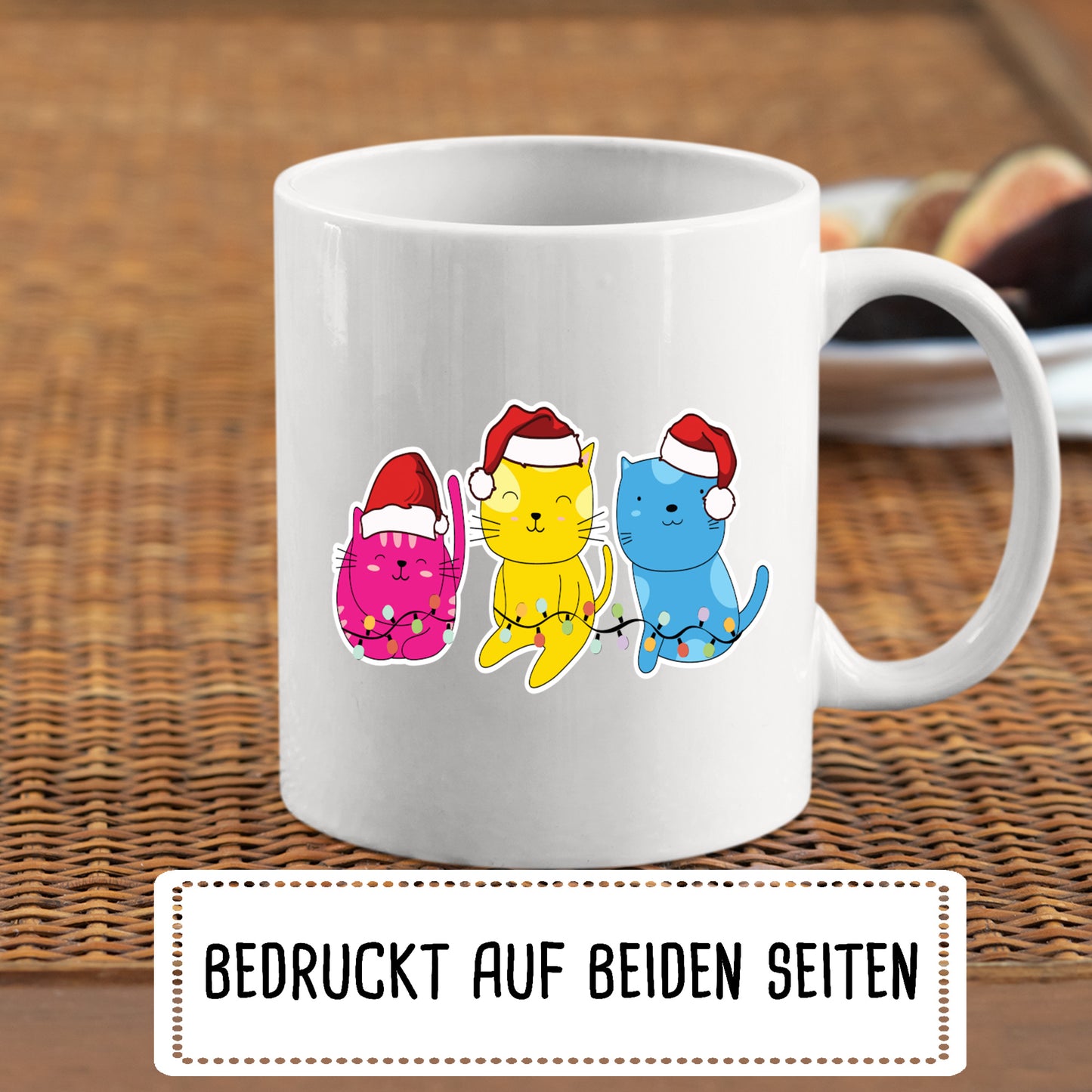 Weihnachten Tasse | Weihnachten Katzen |