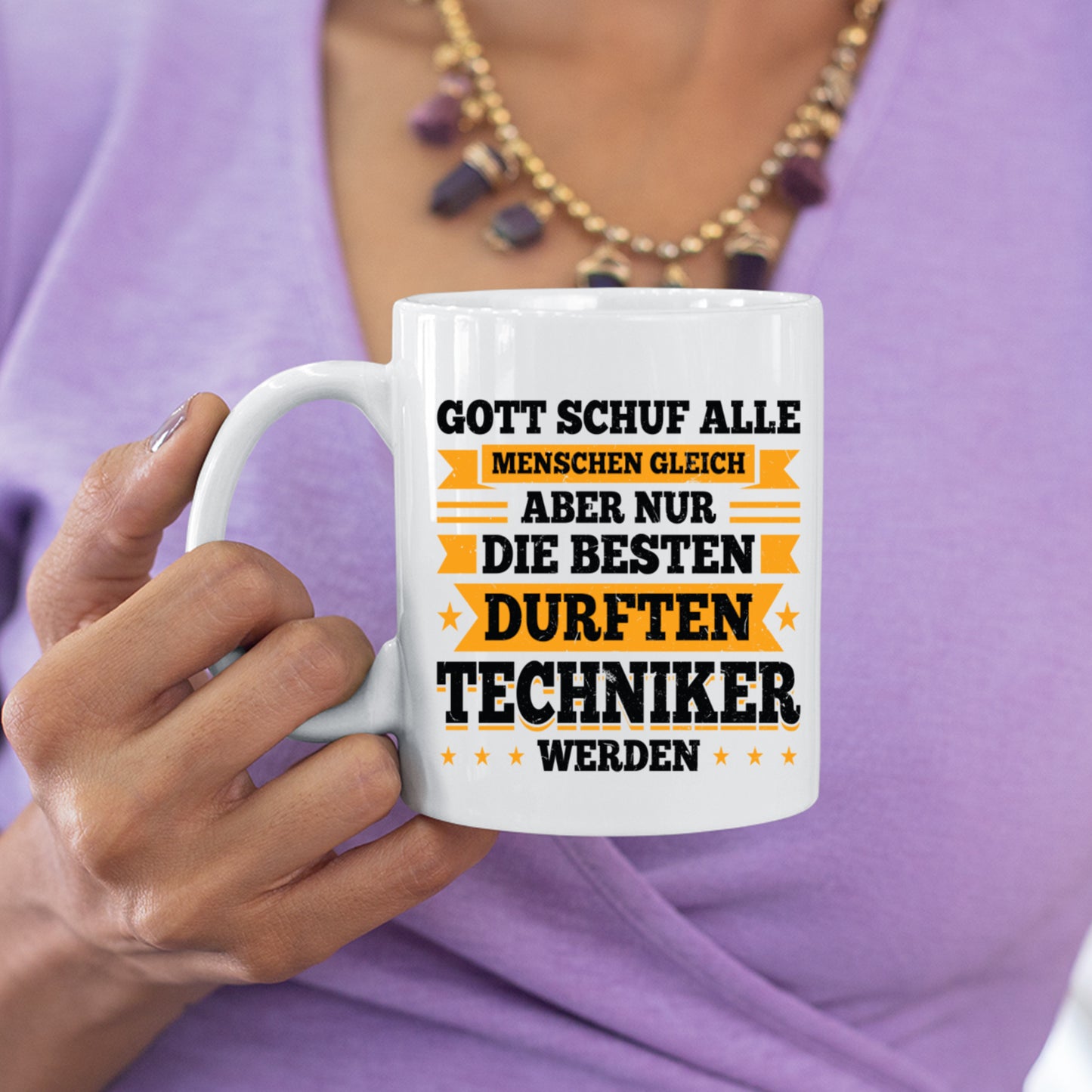 Techniker Tasse | die besten durften Techniker werden |