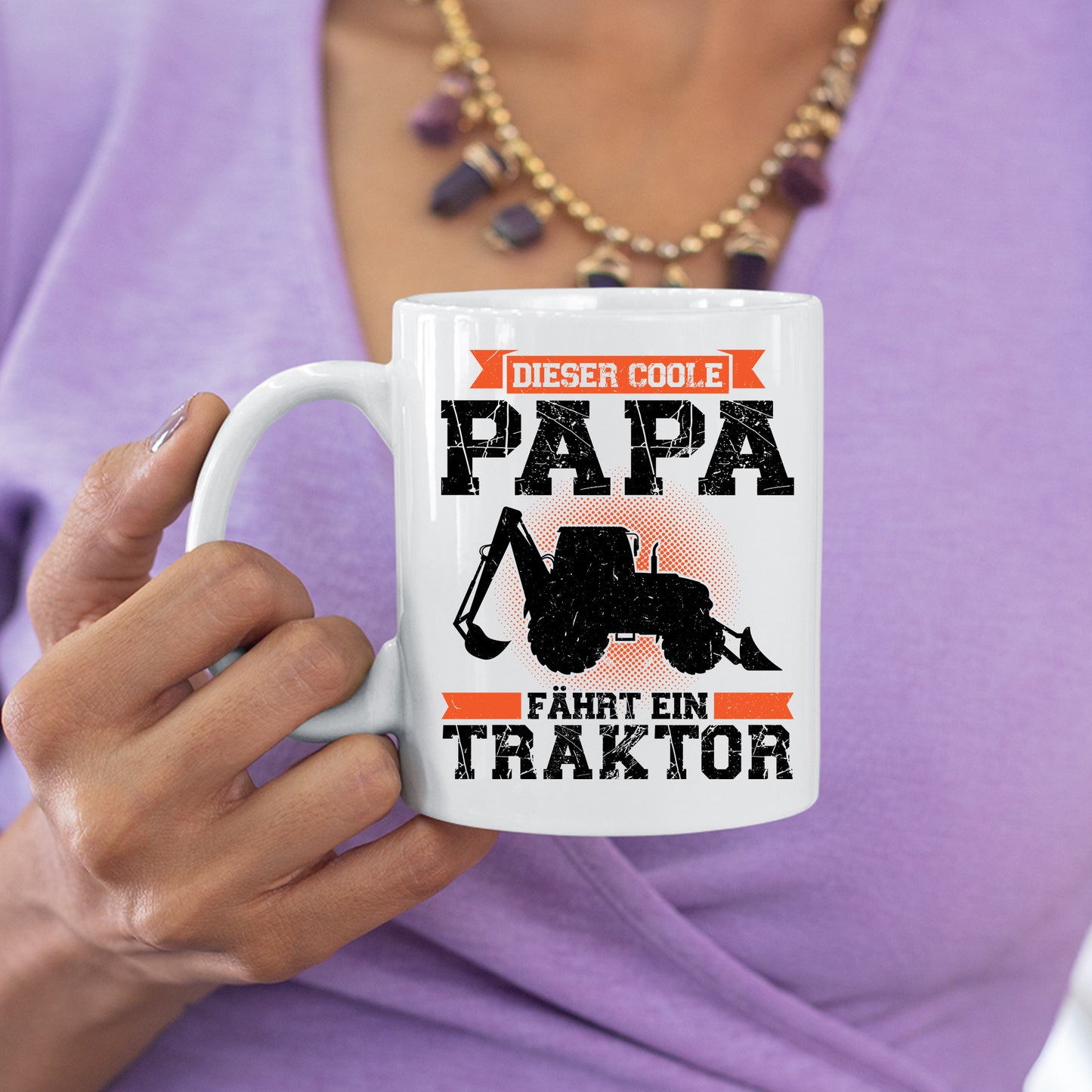 Traktor Tasse | dieser coole Papa fährt ein Traktor |
