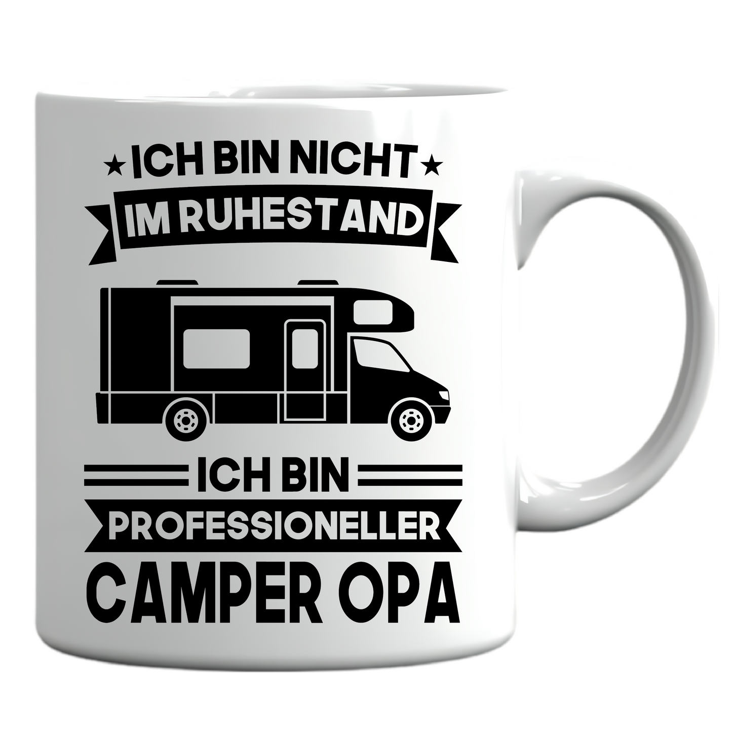 Camping Tasse | ich bin professionaller Camper Opa