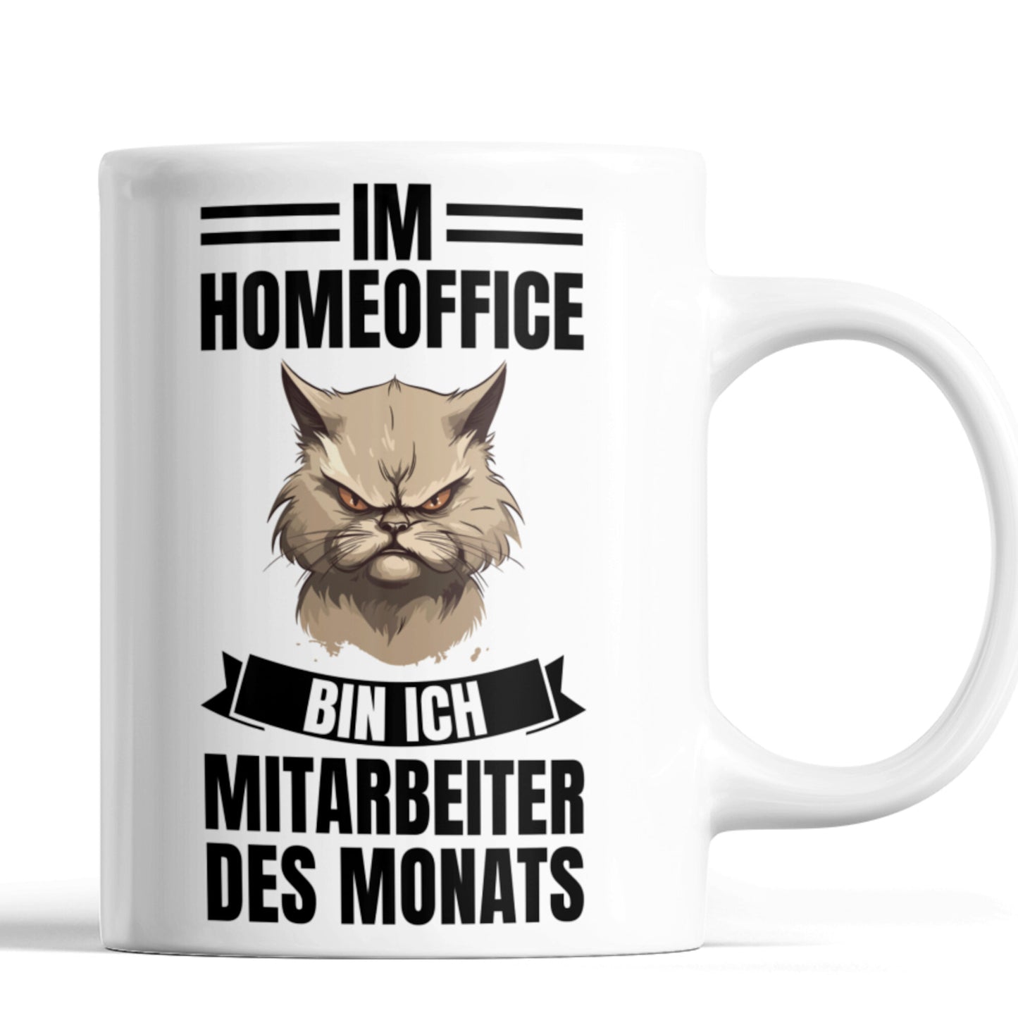 Kollegen Abschied Tasse | im Homeoffice bin ich Mitarbeiter des Monats Kollegenabschied Jobwechsel