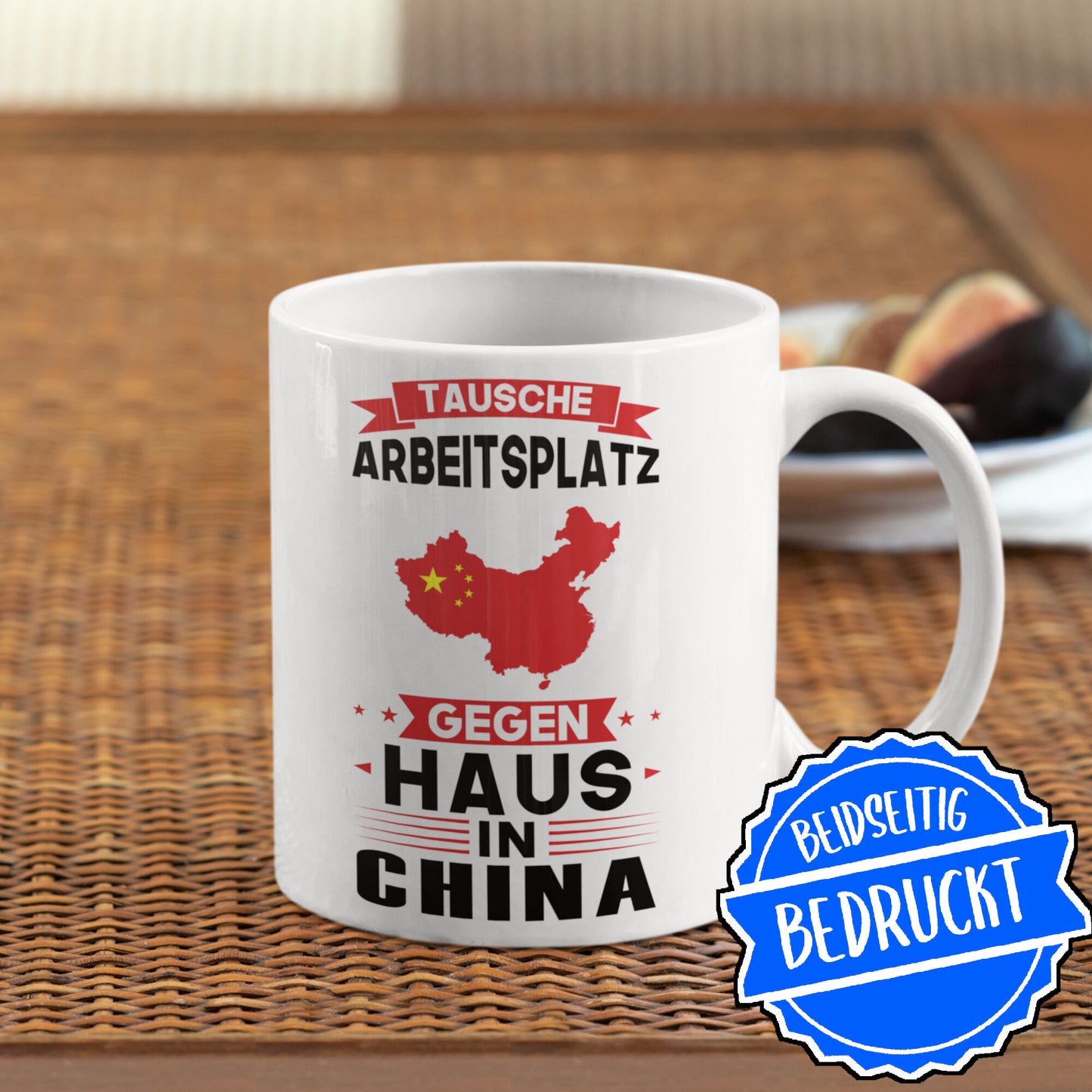 China Tasse | tausche Arbeitsplatz gegen Haus in China | Chinesisch