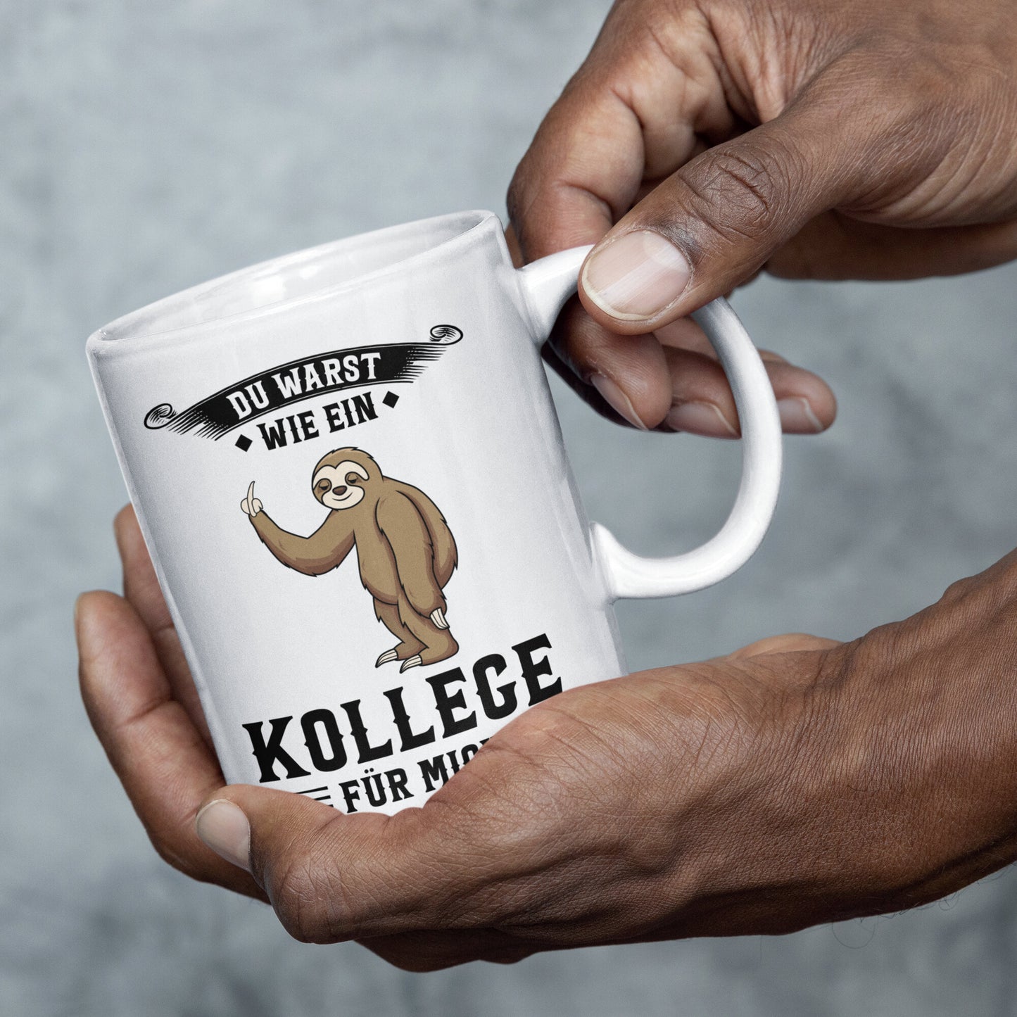 Kollege Tasse | du warst wie ein Kollege für mich Jobwechsel Abschiedsgeschenk