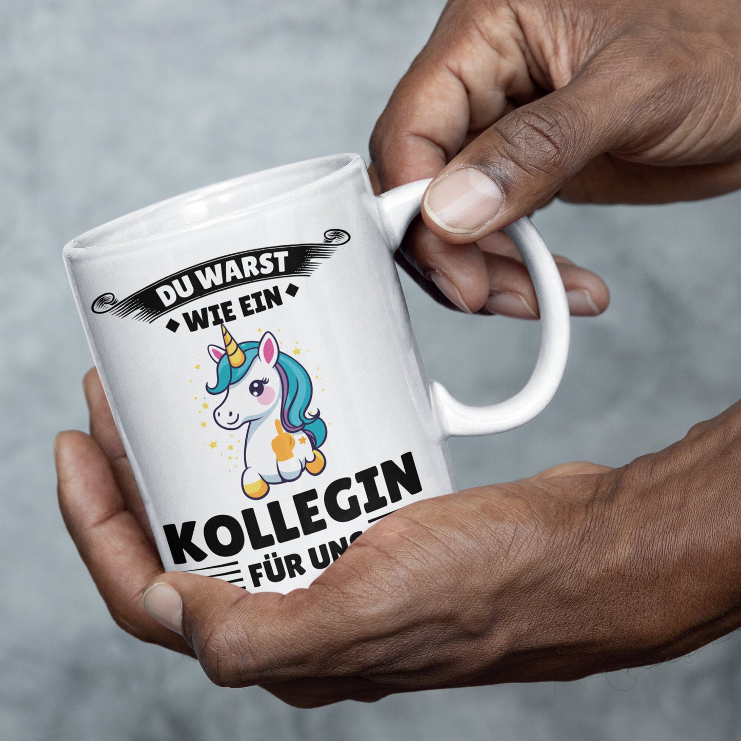 Kollegin Tasse | du warst wie ein Kollegin für mich | Kollegen Geschenk Abschiedsparty Tasse Kollegin Kaffeebecher lustig