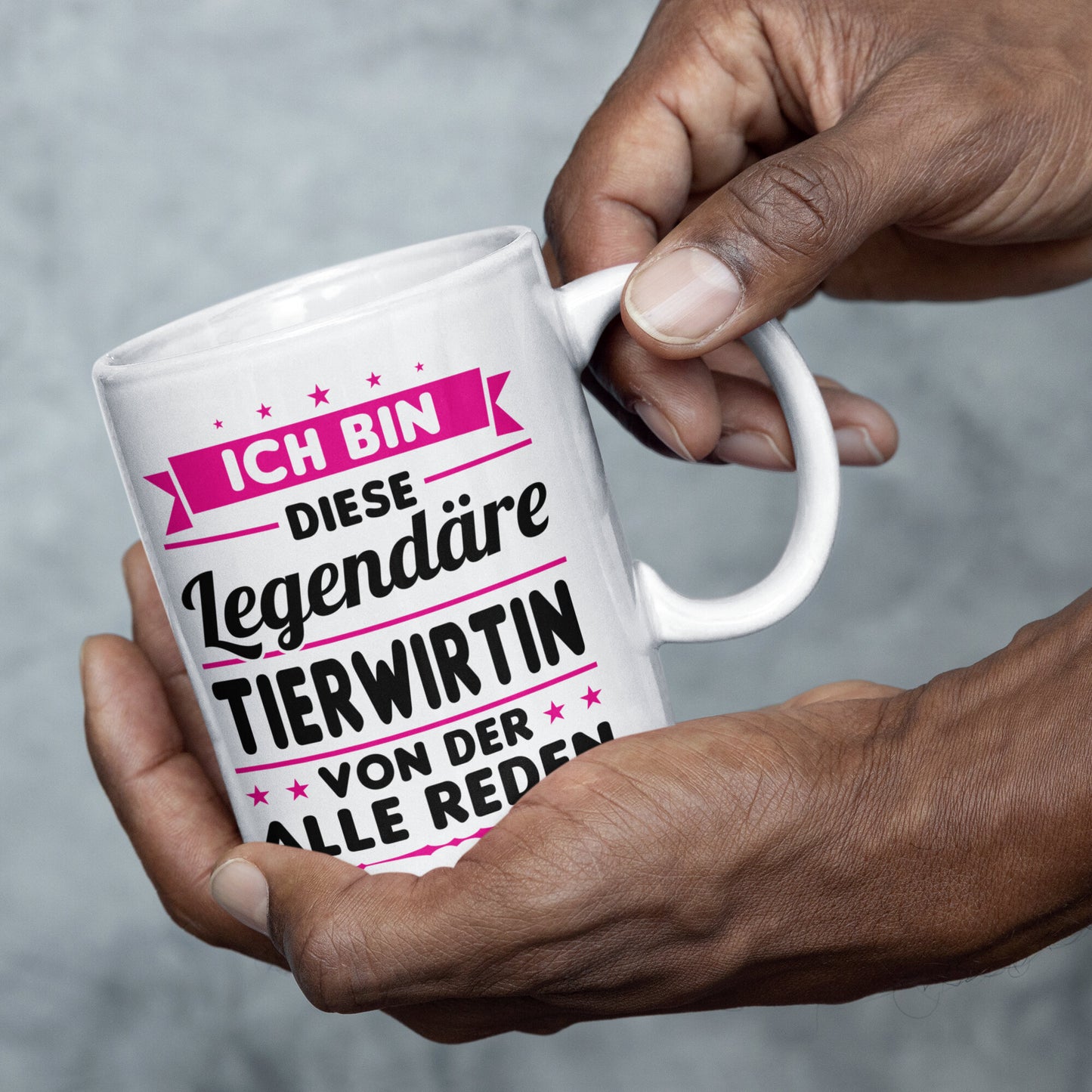 Tierwirtin Tasse | ich bin diese legendäre Tierwirtin