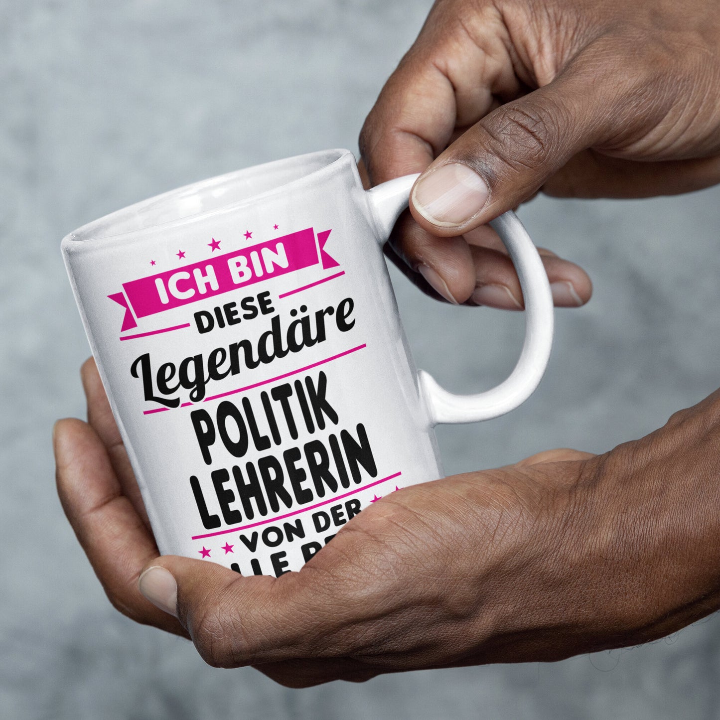 Politiklehrerin Tasse | ich bin diese legendäre Politiklehrerin