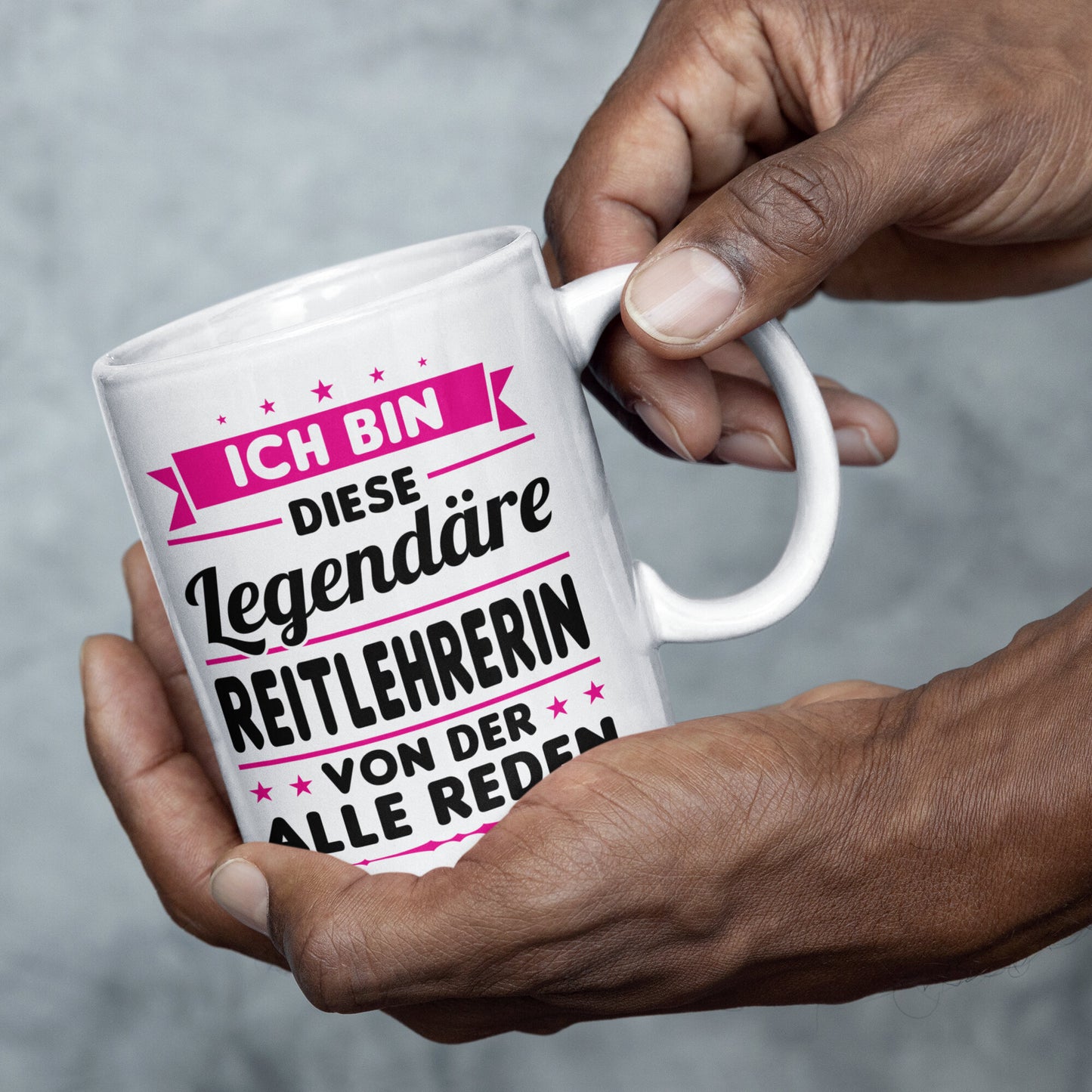Reitlehrerin Tasse | ich bin diese legendäre Reitlehrerin