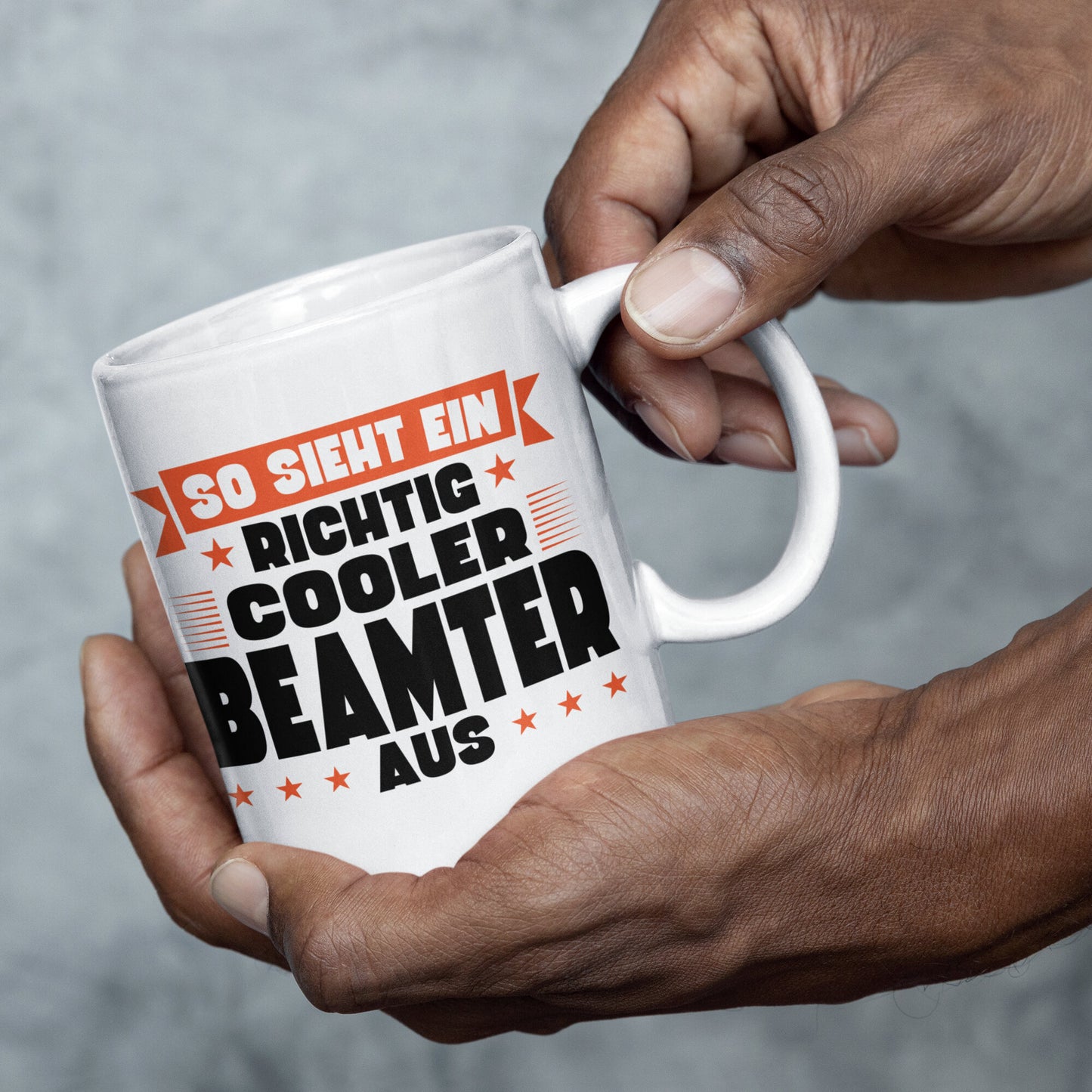 Beamter Tasse | so sieht ein richti cooler Beamter aus | Beamtin Geschenk