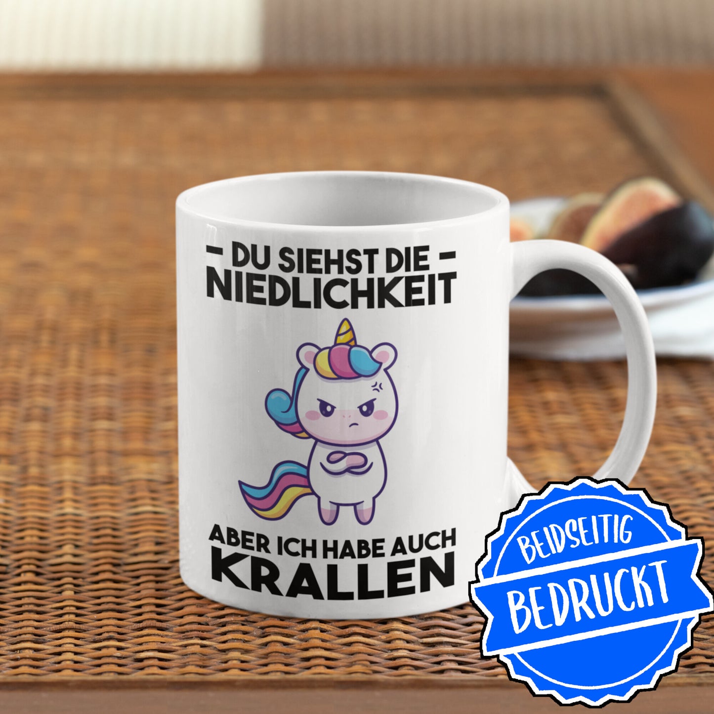 Einhorn Tasse Sarkasmus Geschenk Ironie Tasse