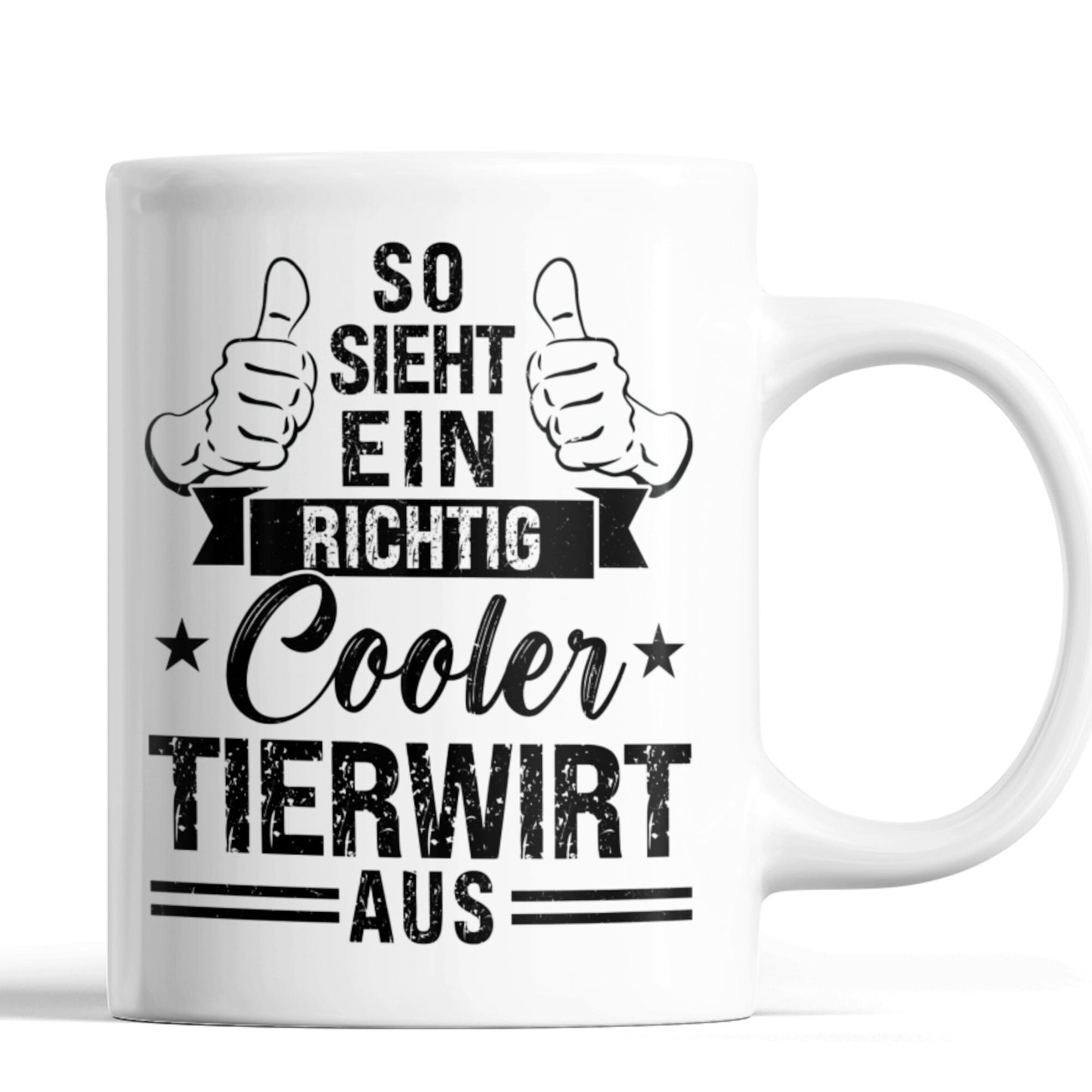 Tierwirt Tasse | so sieht ein richtig cooler Tierwirt aus