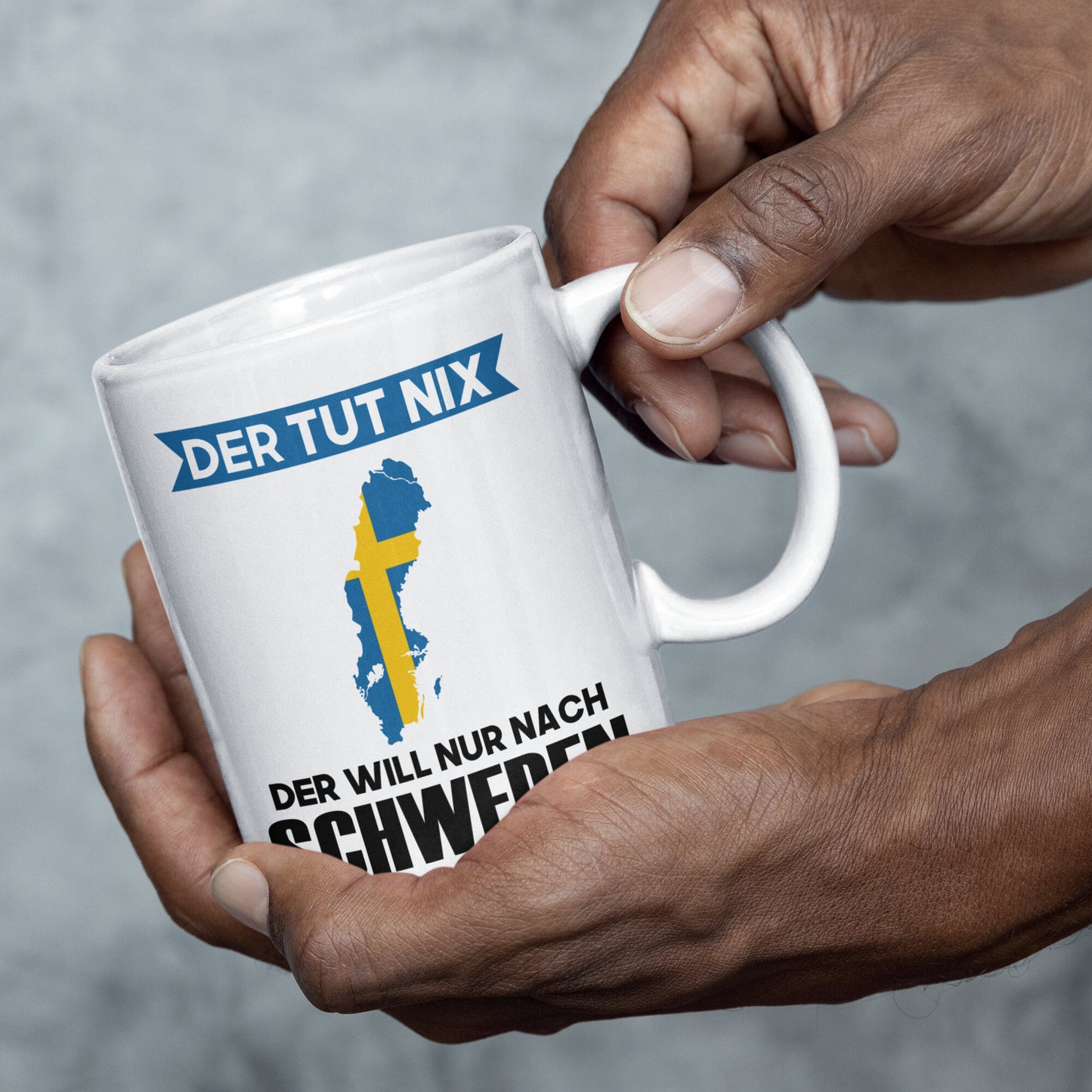 Schweden Tasse Schwedische Geschenk Schwedischen Flagge der tut nix