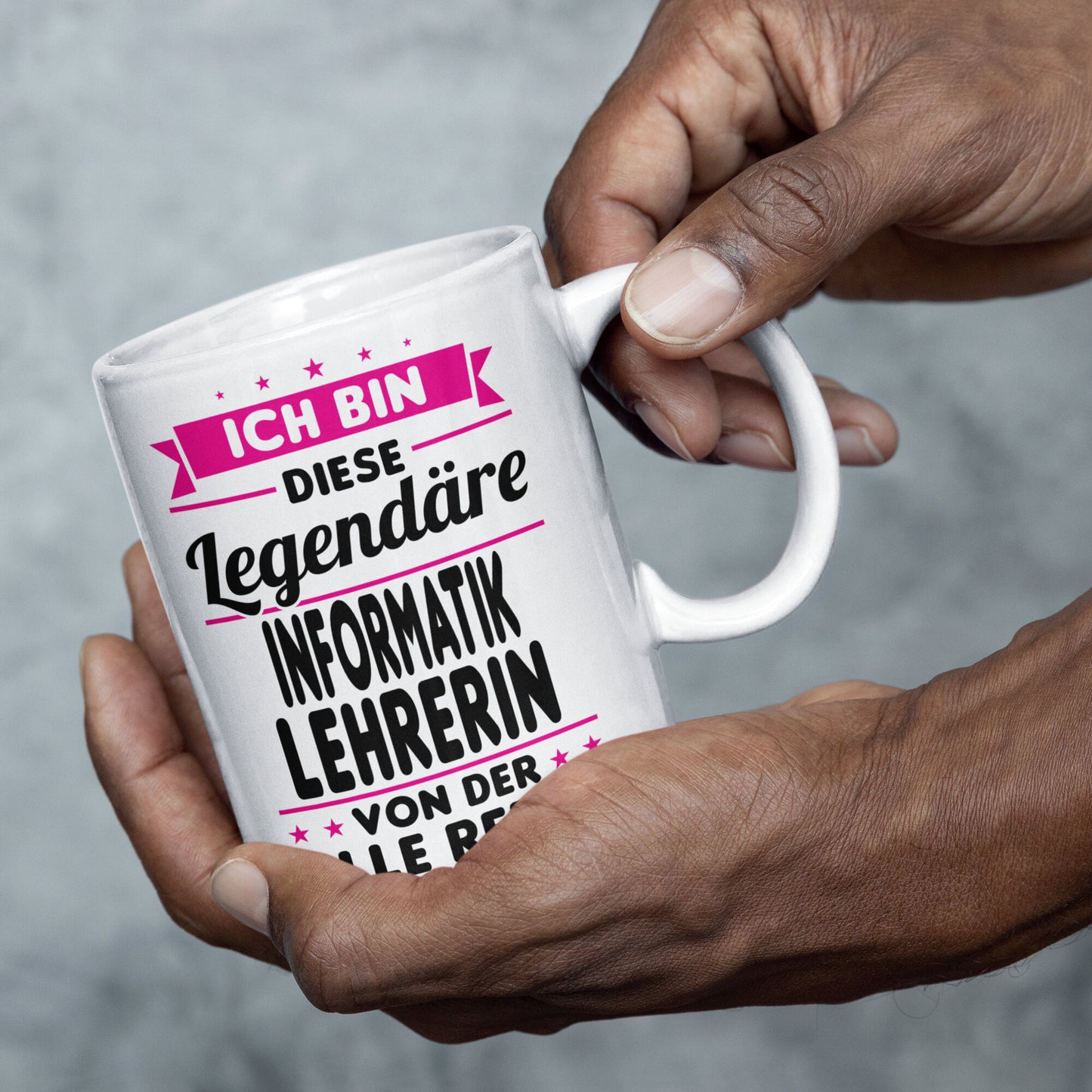 Informatiklehrerin Tasse | ich bin diese legendäre Informatik Lehrerin