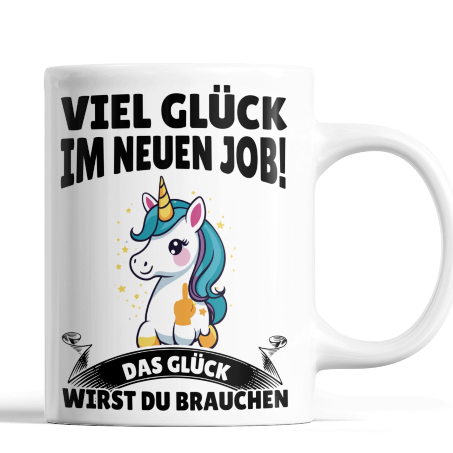 Kollegin Tasse | viel Glück im neuen Job! Jobwechsel Abschiedsgeschenk
