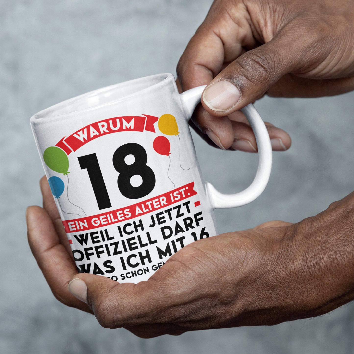 18 jahre Tasse | warum 18 ein geiles alter ist | 18.Geburtstag Junge Mädchen