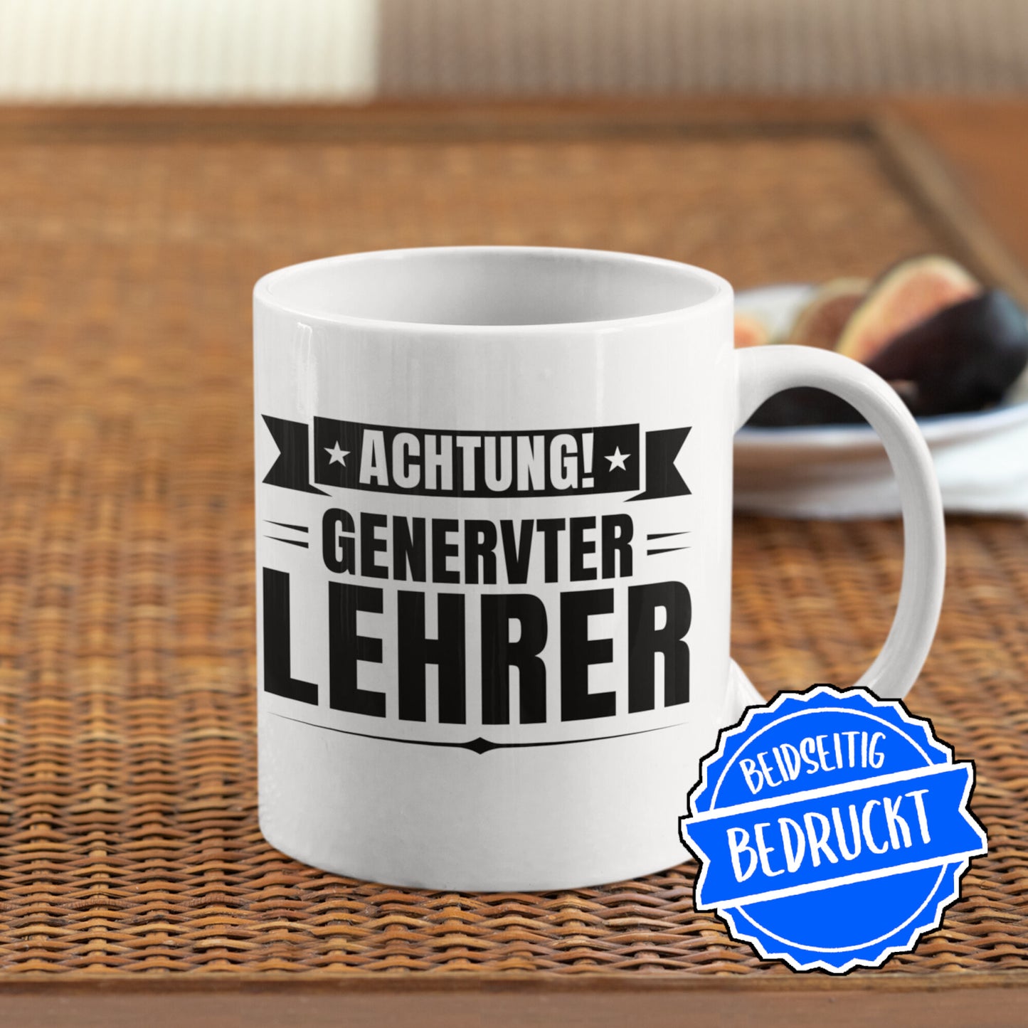 Lehrer Tasse | Achtung! genervter Lehrer