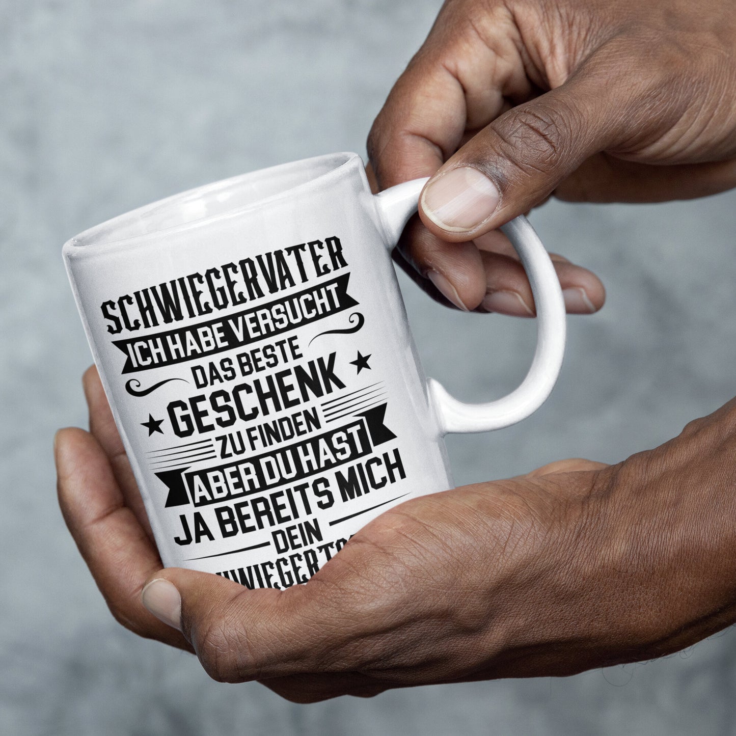 Schwiegertochter Tasse Schwiegervater Geschenk Schwiegersohn Tasse Schwiegertochter